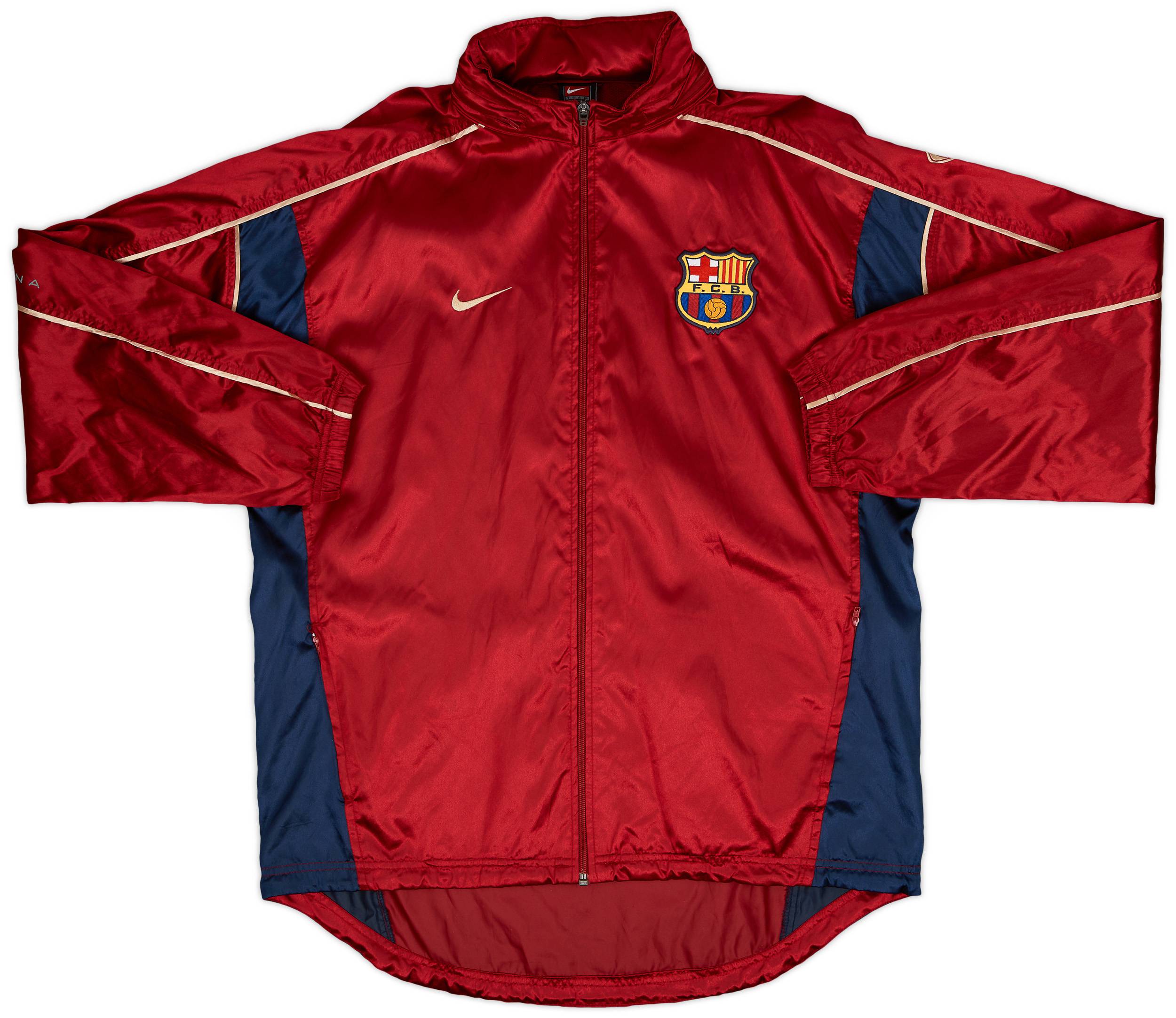 【 開梱 設置?無料 】 2001-02 Barcelona Nike Hooded Track Jacket - 9/10 - (M) ウェア
