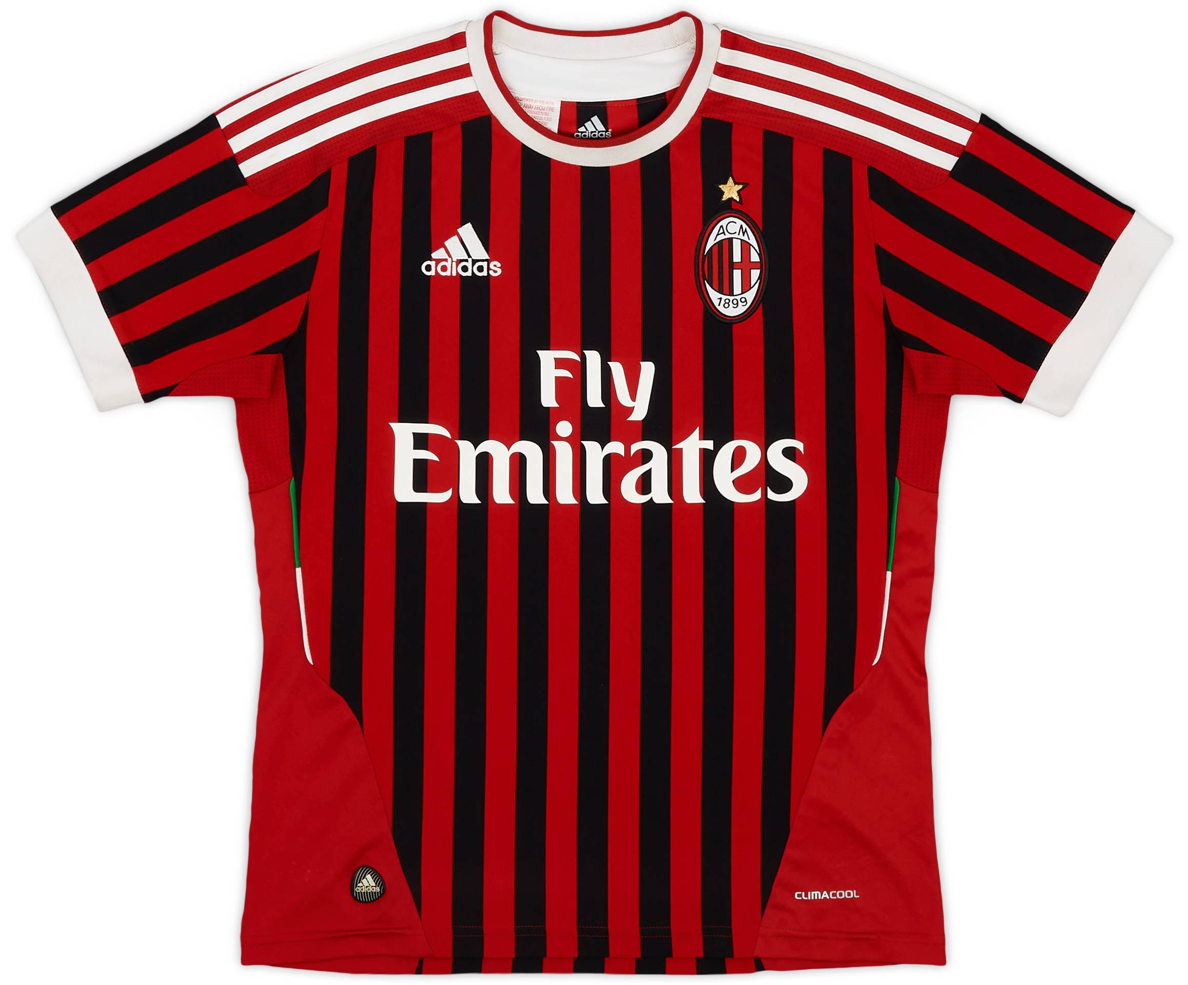 2011-12 AC Milan Home Shirt - 9/10 - (L.Boys)