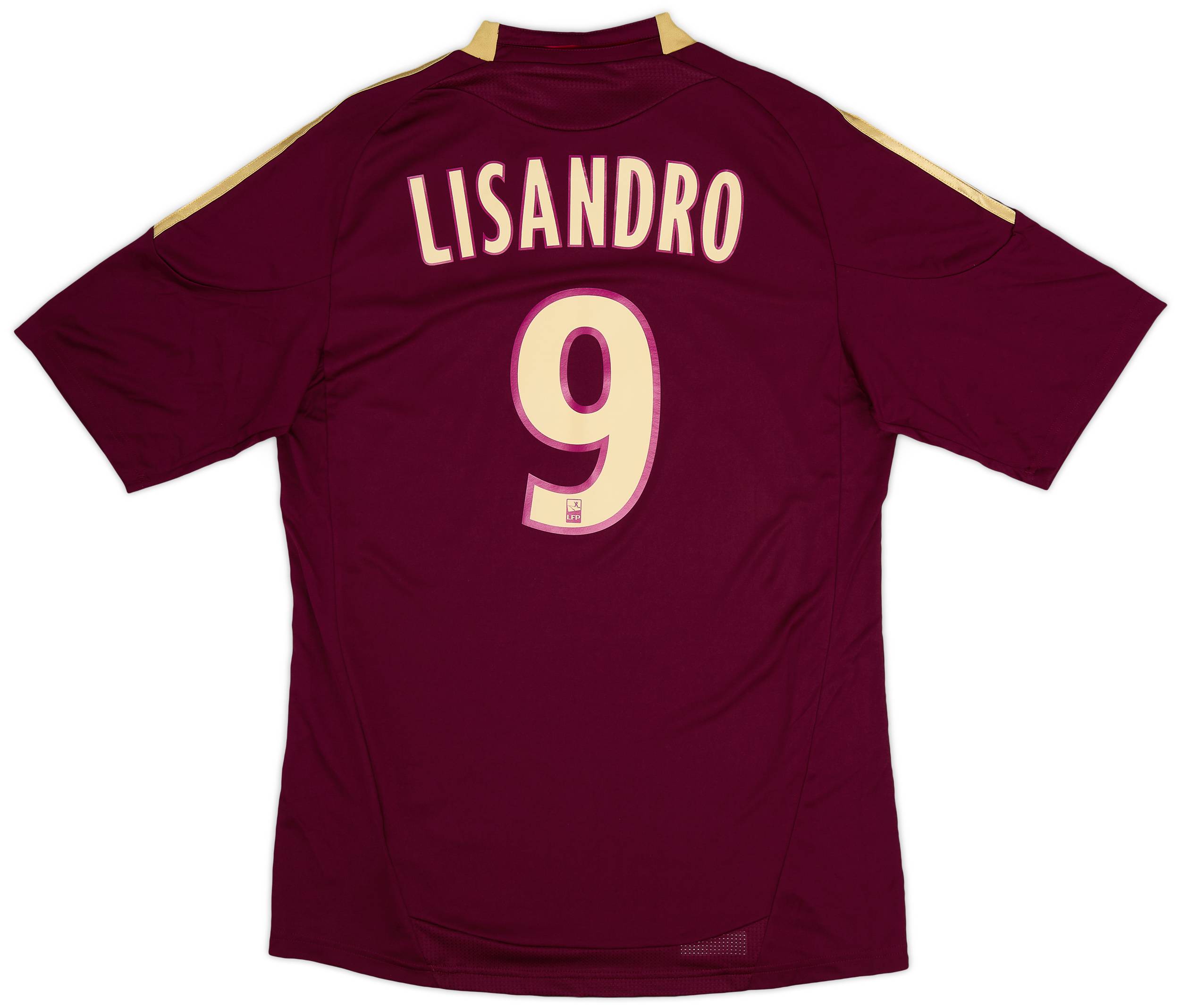 2010-11 Lyon Away Shirt Lisandro #9 (M)