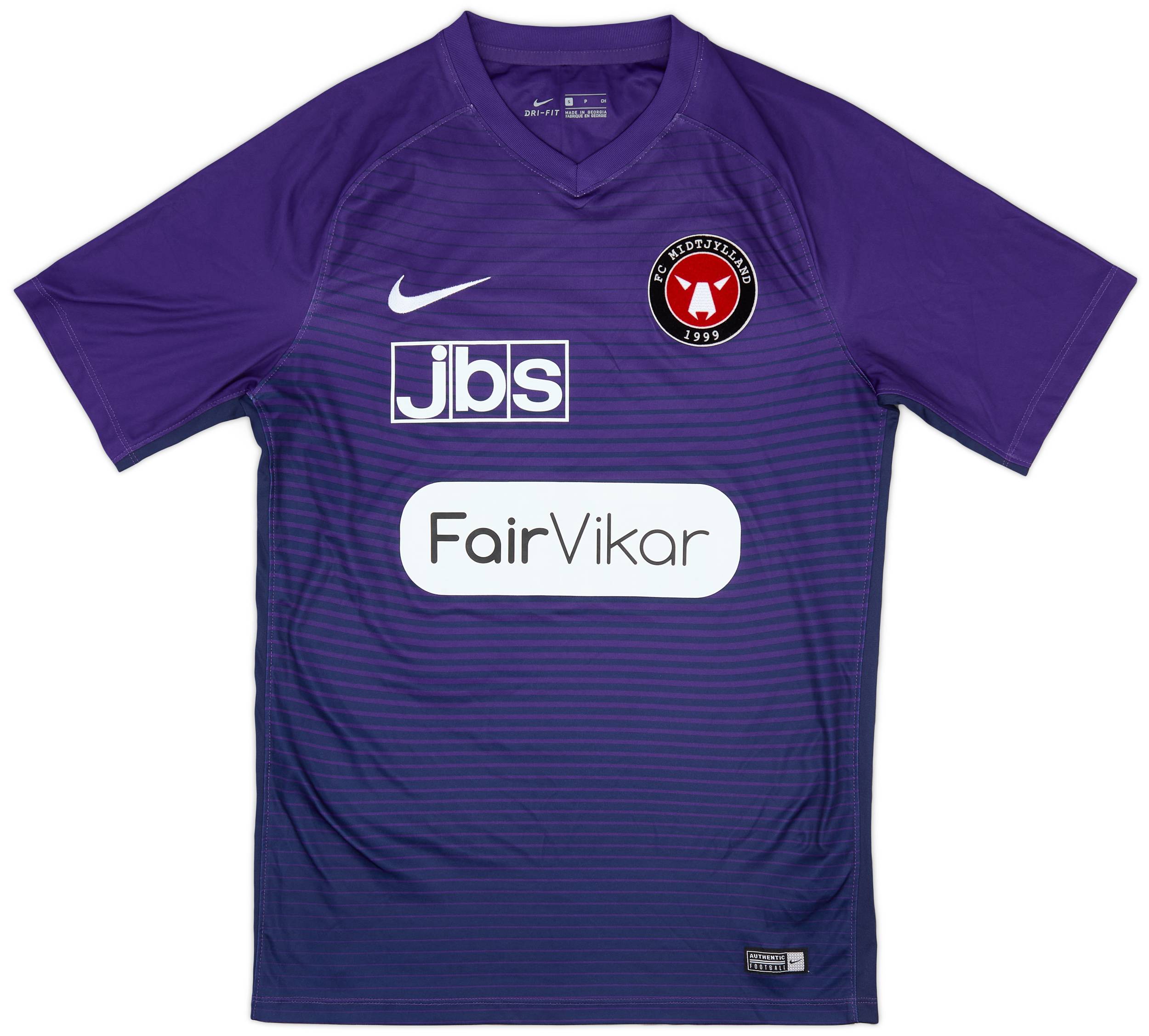 2017-18 Midtjylland Away Shirt - 9/10 - (S)