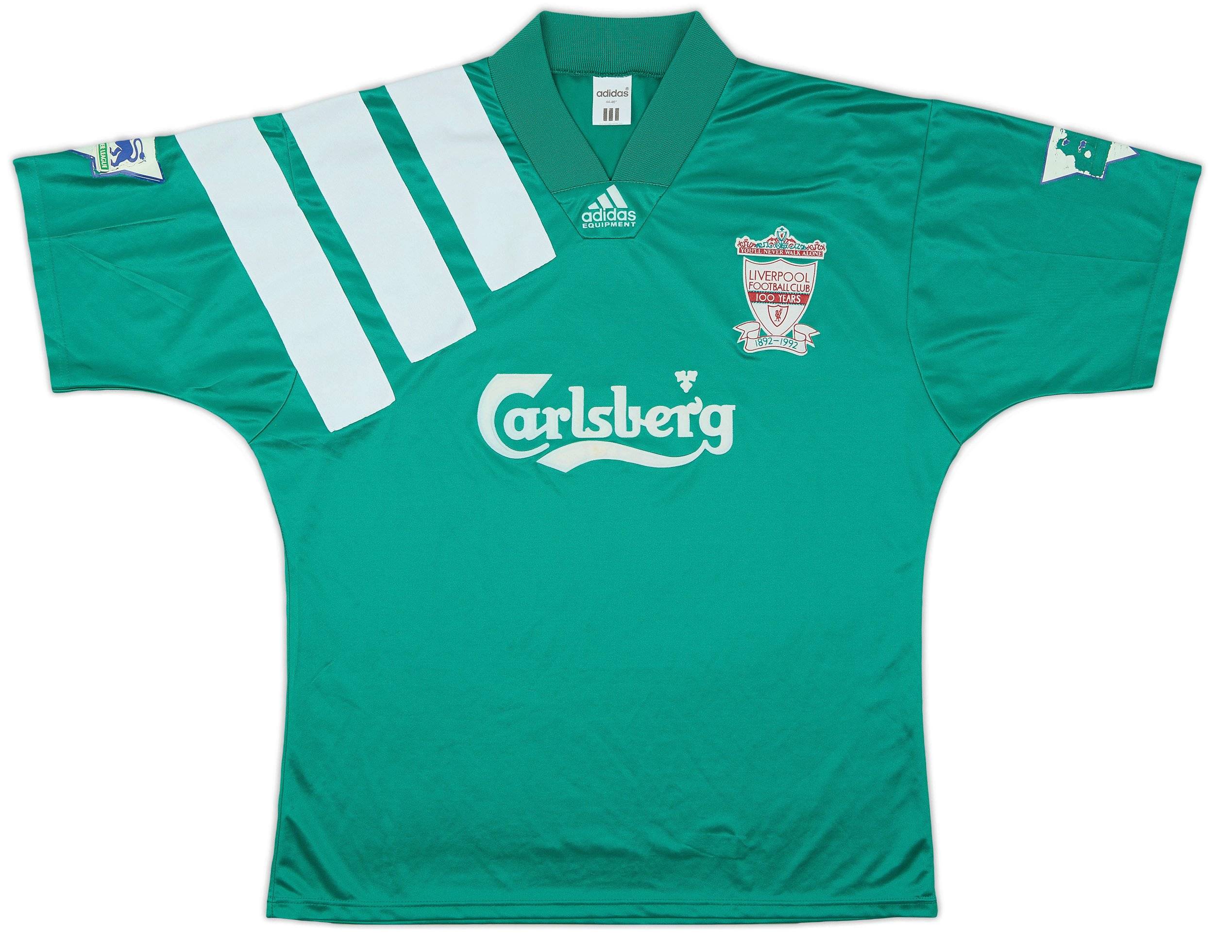 1992 93 Liverpool Centenary Away Shirt 6 10 L XL