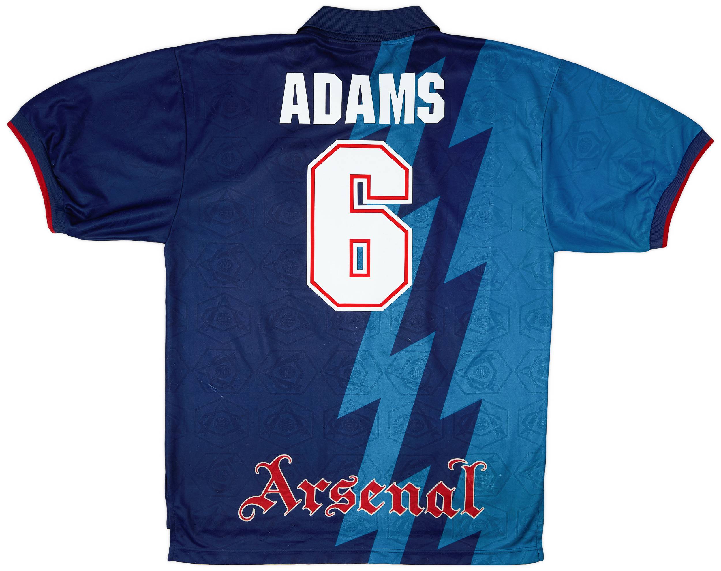 1995-96 Arsenal Away Shirt Adams #6 - 8/10 - (XL)