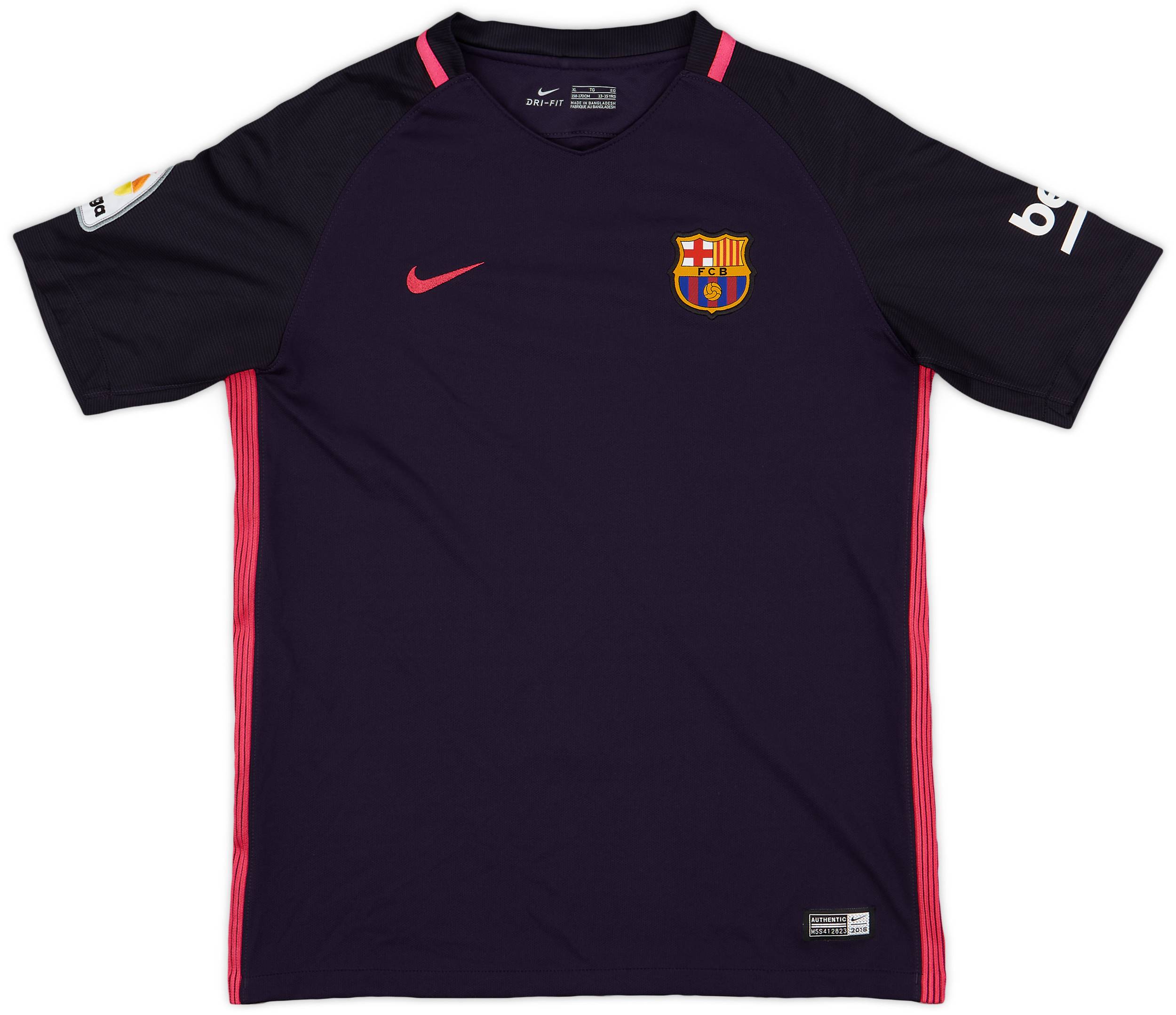 2016-17 Barcelona Away Shirt - 9/10 - (XL.Boys)