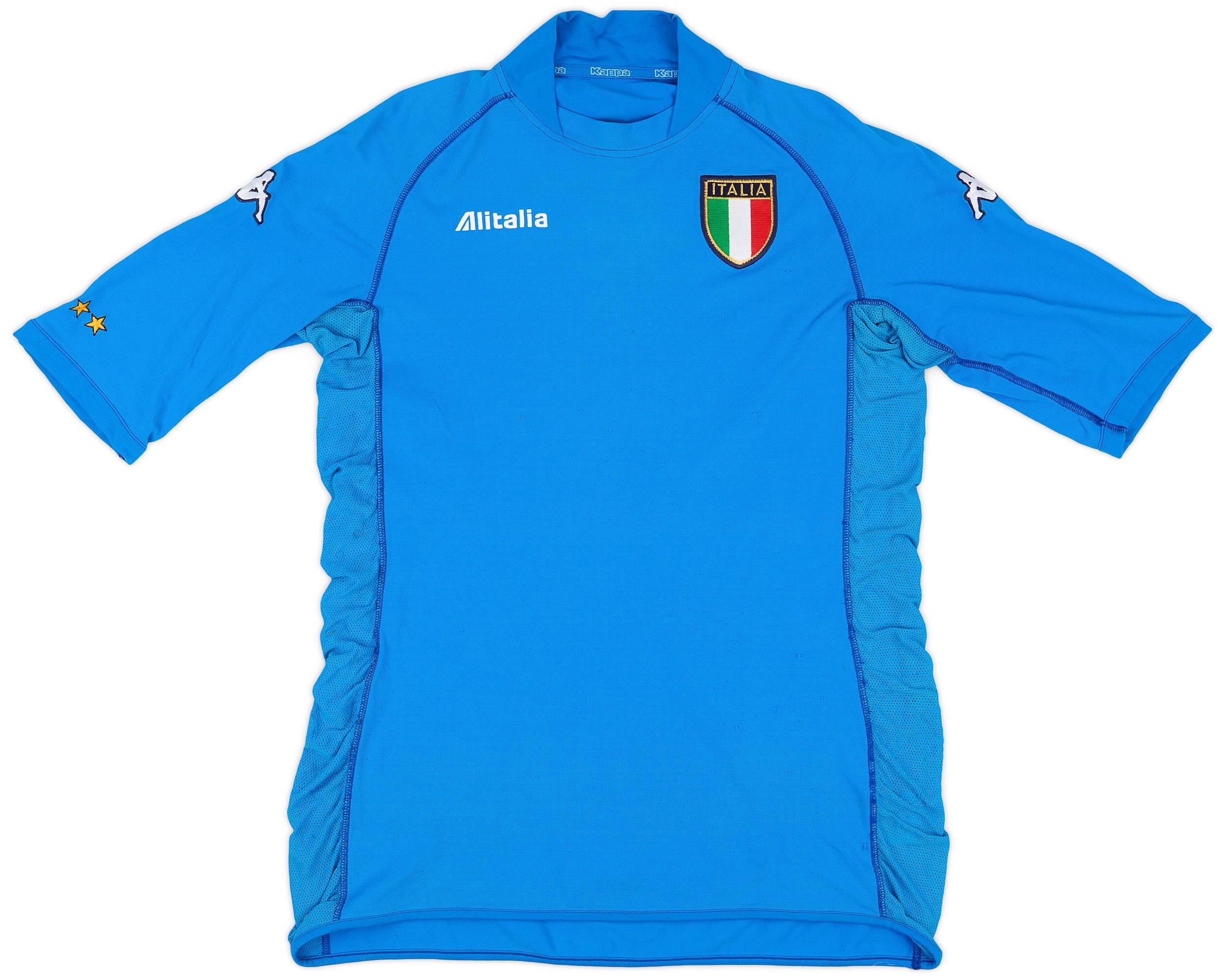 2002 Italy Home Shirt - 4/10 - (L)