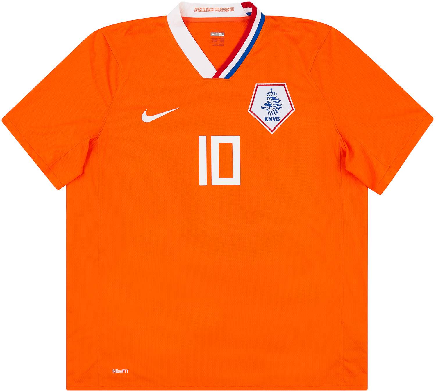 2008-10 Netherlands Home Shirt Sneijder #10