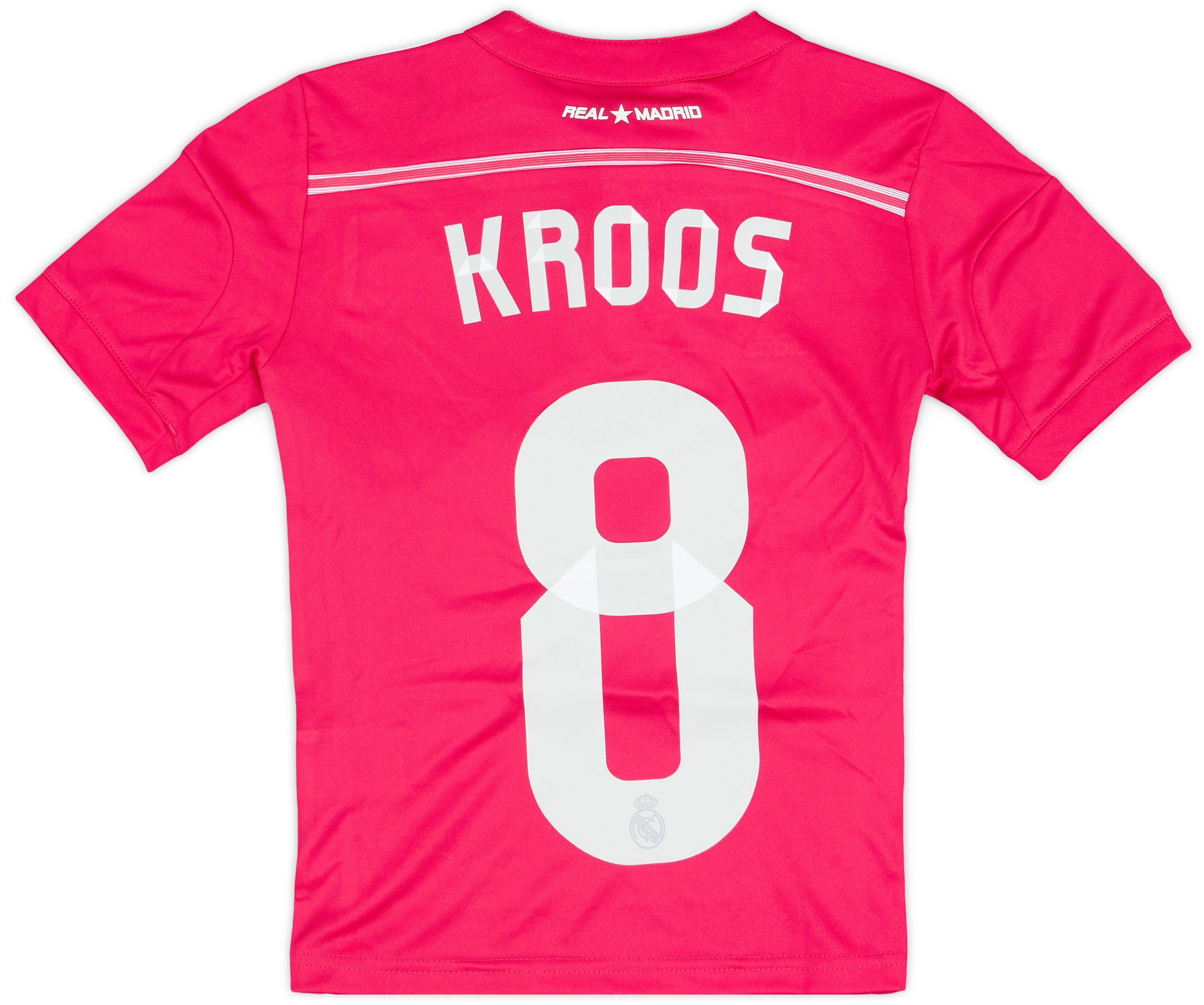 未使用タグ付14-15 RealMadrid KROOS 8番　adidas Toni Kroos Real Madrid Yohji Yamamoto 14-15 3rd (S) adidas