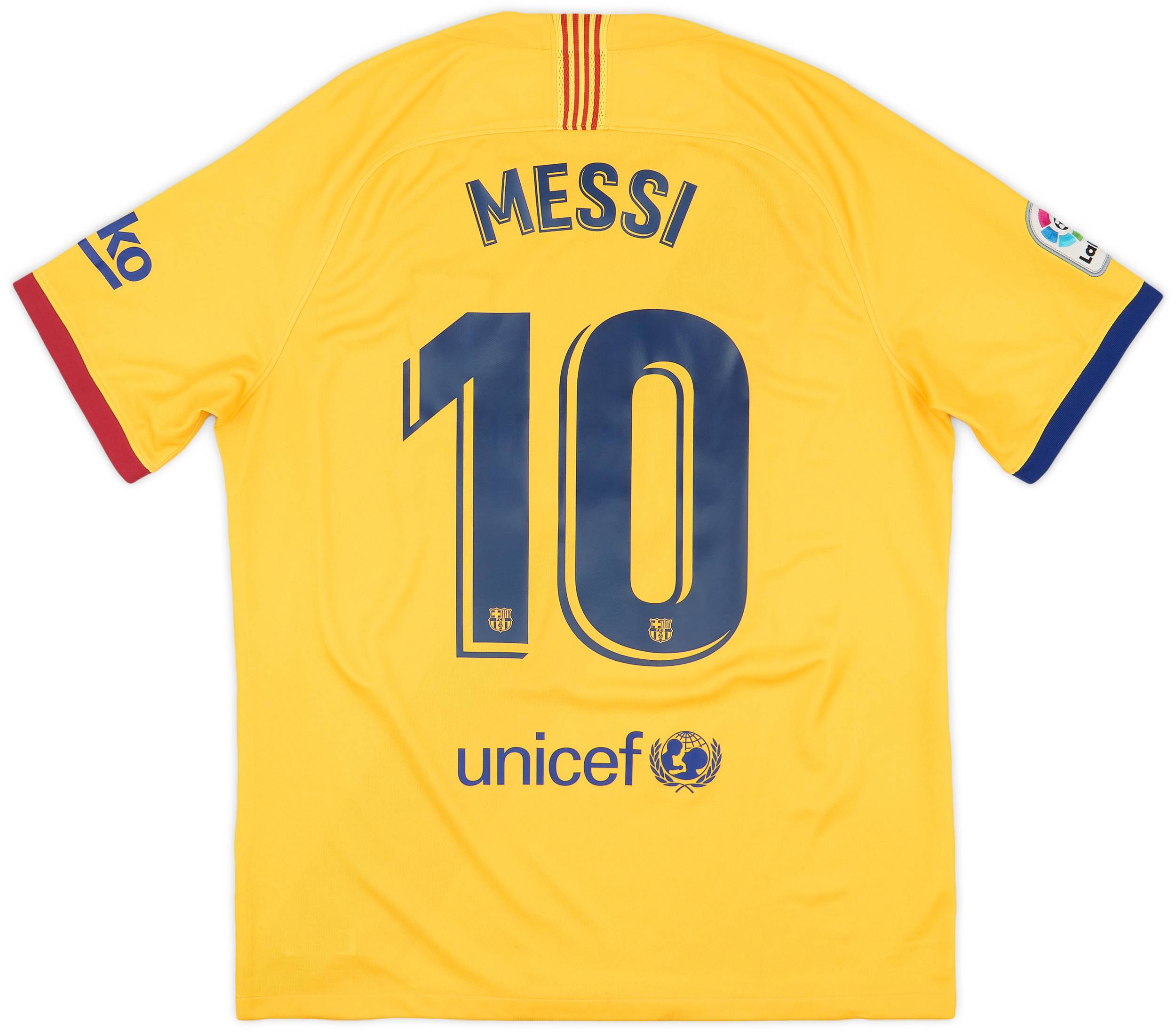 2019-20 Barcelona Away Shirt Messi #10 - 6/10 - (L)
