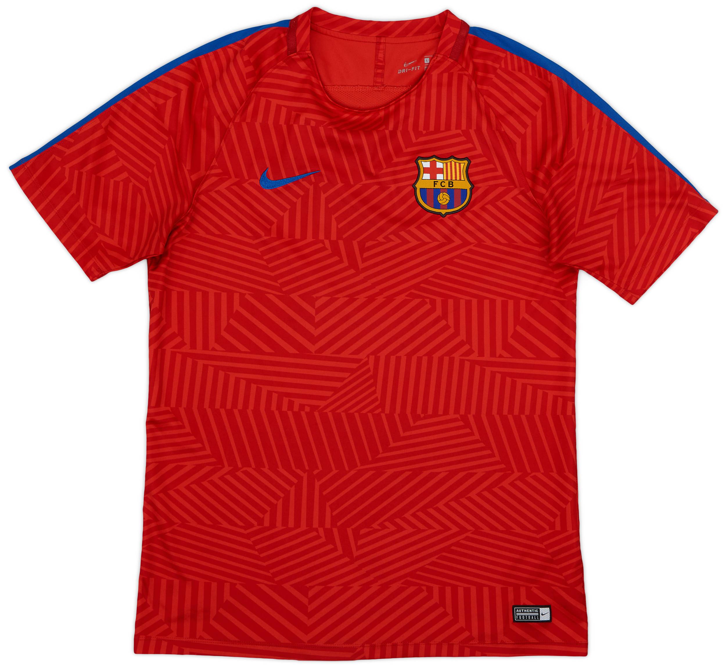 2016-17 Barcelona Nike Training Shirt - 9/10 - (L)