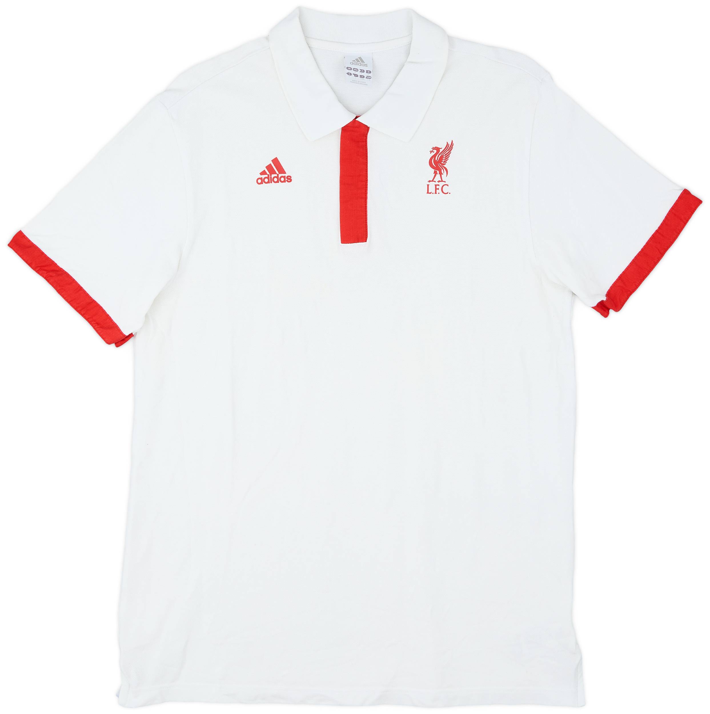 2009-10 Liverpool adidas Polo Shirt - 8/10 - (L)