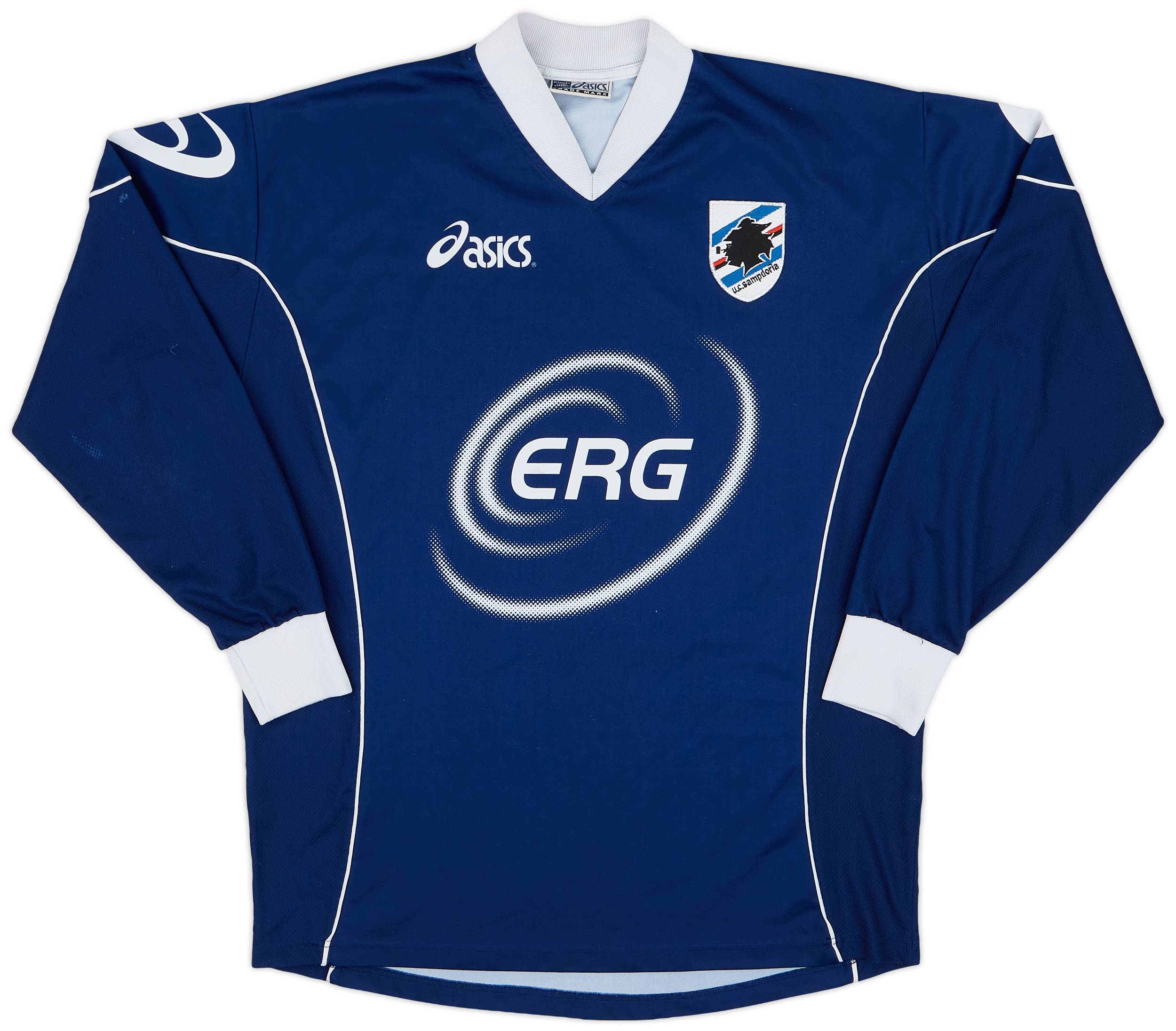 2003-04 Sampdoria Asics Training L/S Top - 7/10 - (L)