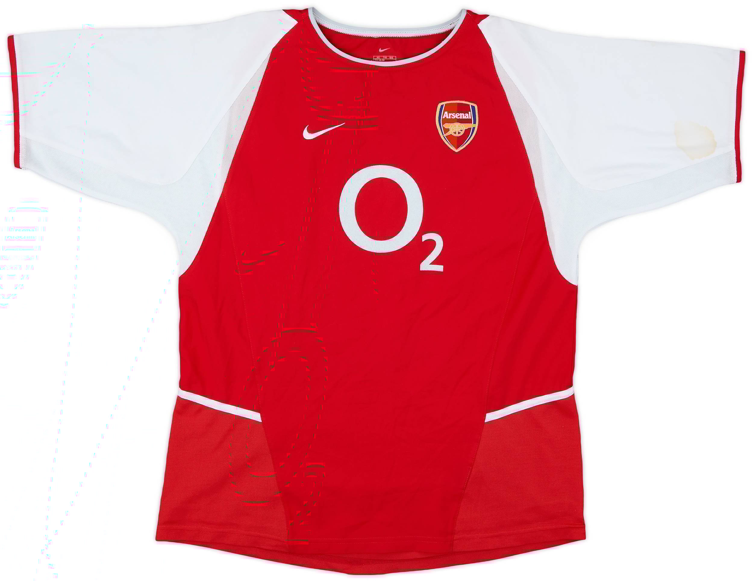 2000-02 Arsenal Home Shirt Vieira #4 - 7/10 - (XL.Boys)
