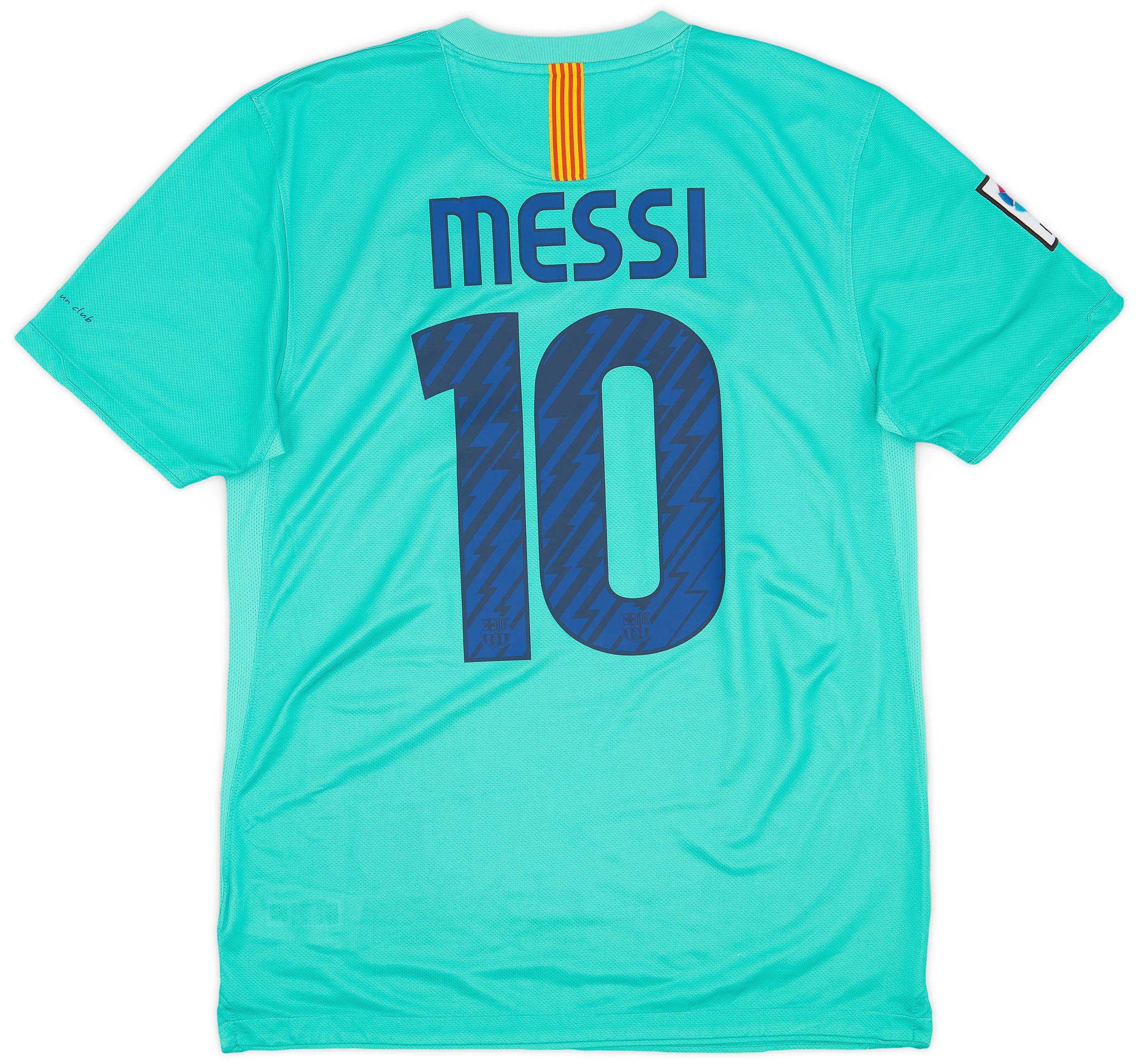2010-11 Barcelona Away Shirt Messi #10 - 9/10 - (M)