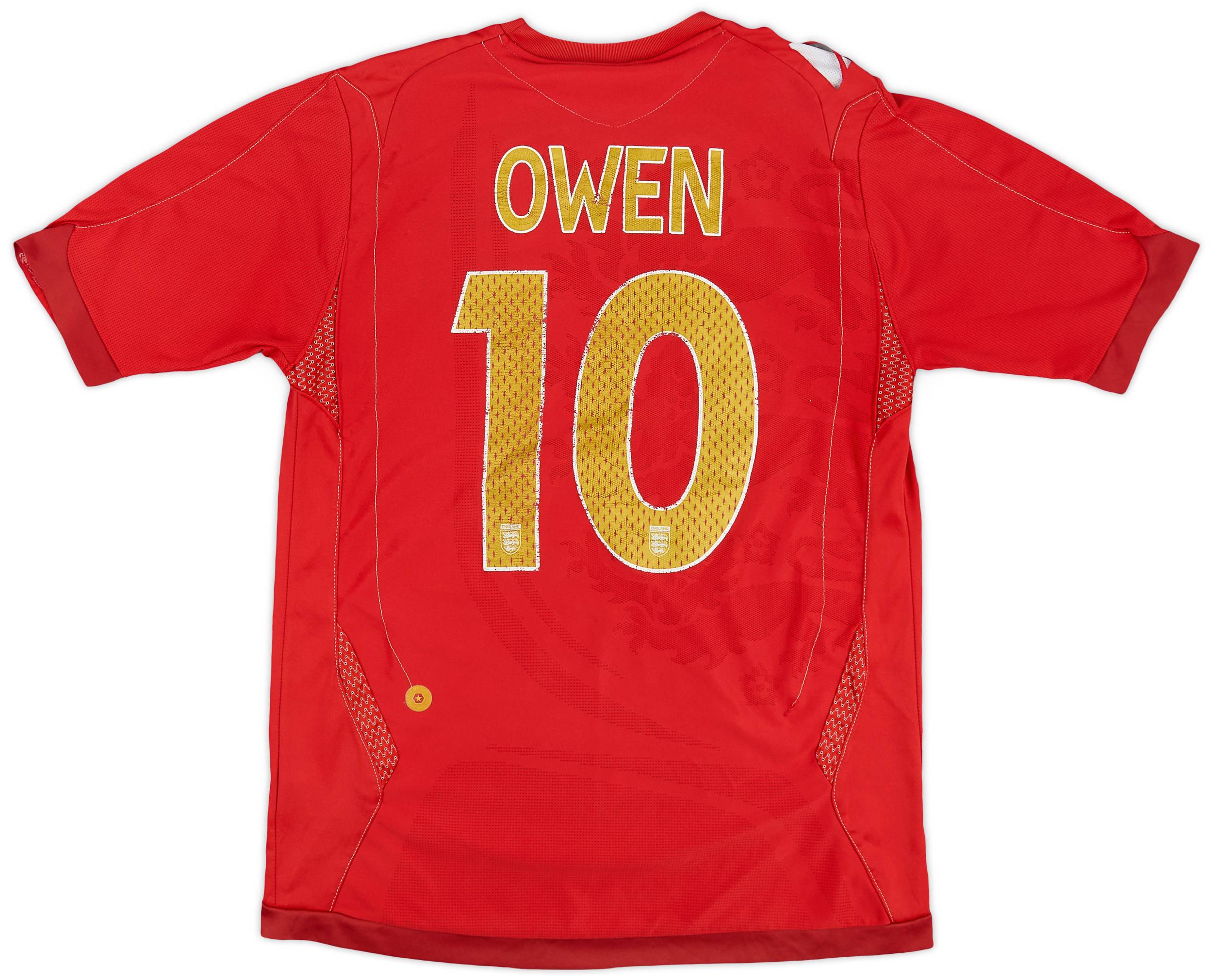 2006-08 England Away Shirt Owen #10 - 5/10 - (S)