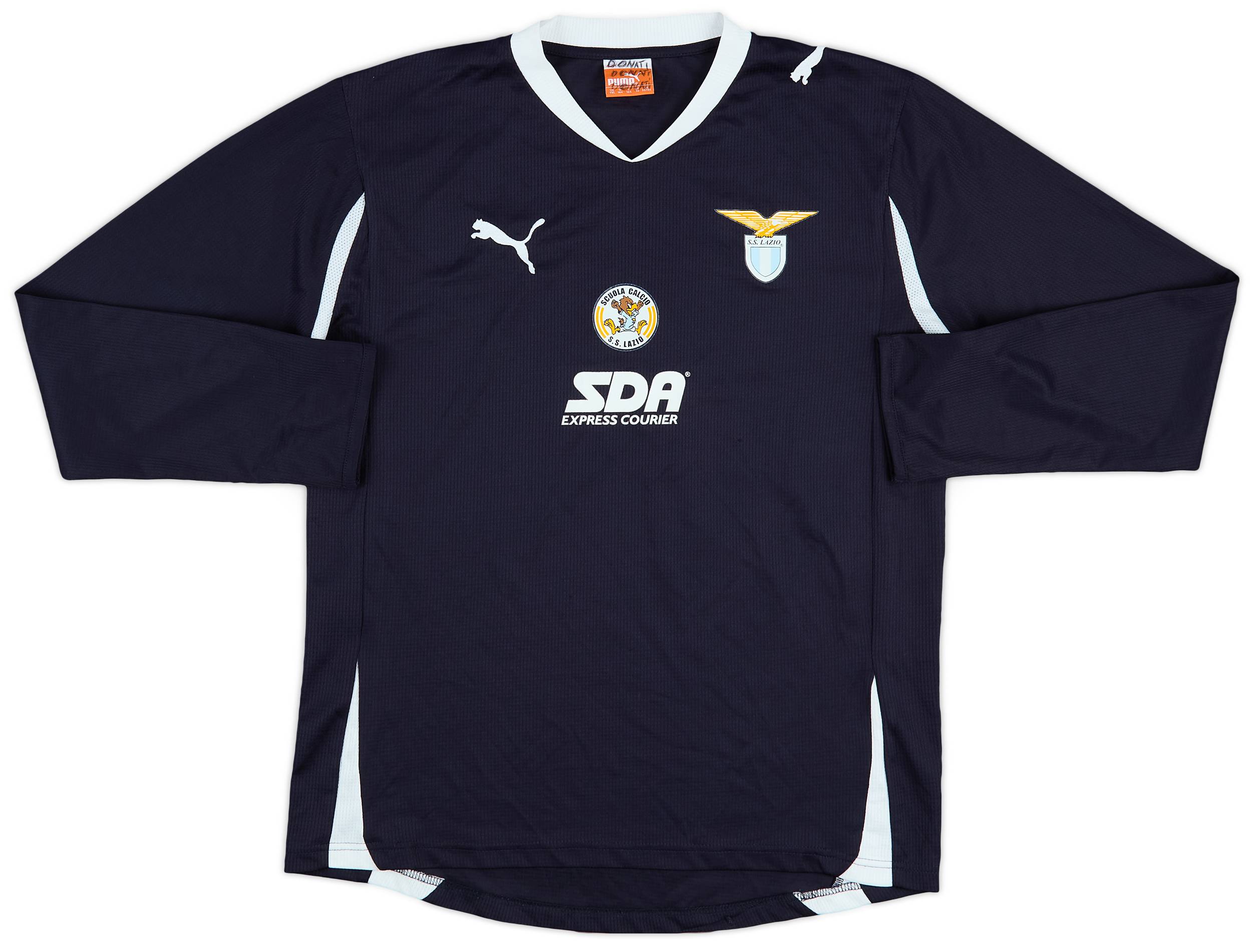 2006-07 Lazio 'Scuola Calcio' Puma Training L/S Shirt - 9/10 - (XL.Boys)