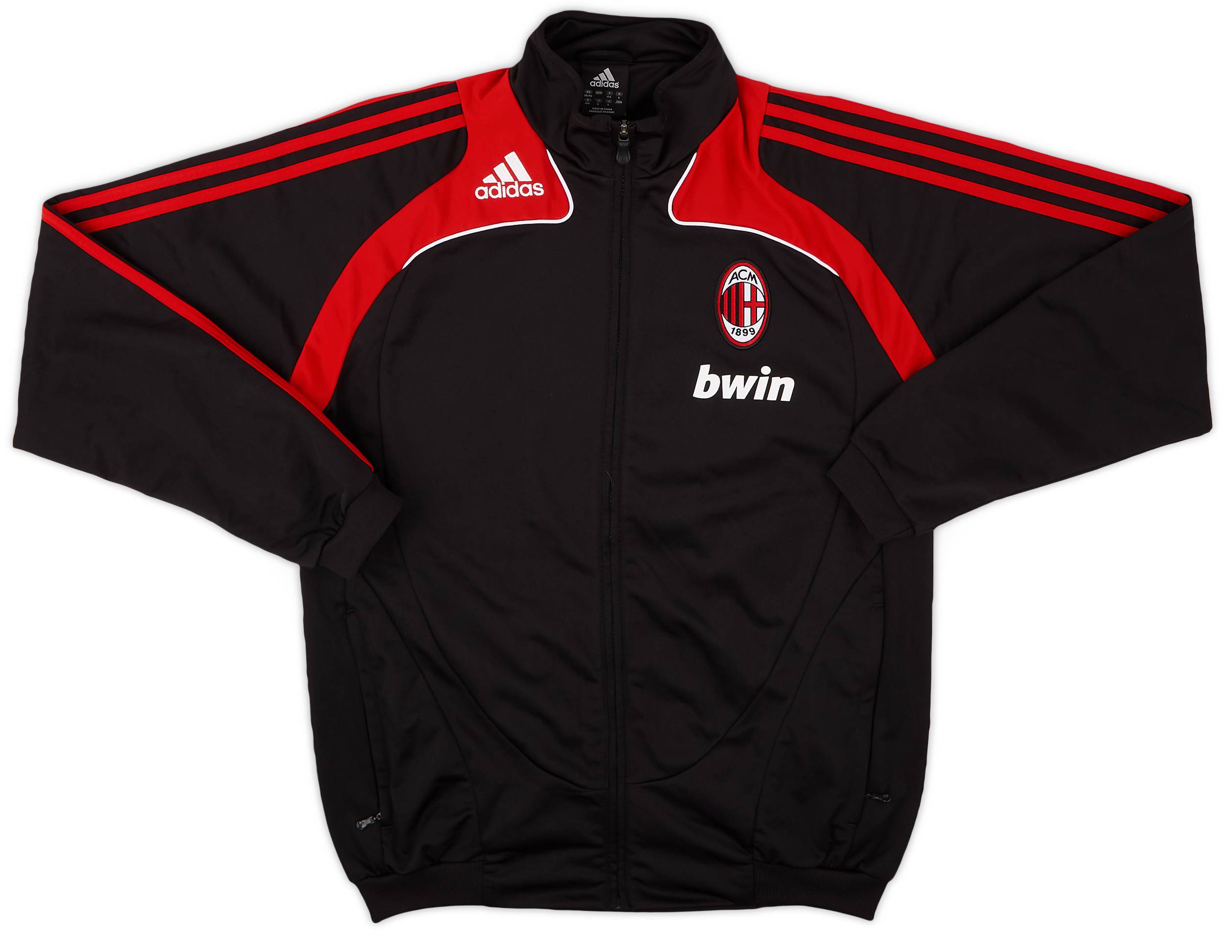 半額sale - タイムセールをお見逃しなく AC 2008-09 Milan (M) - 8/10 - Jacket Track adidas ウェア