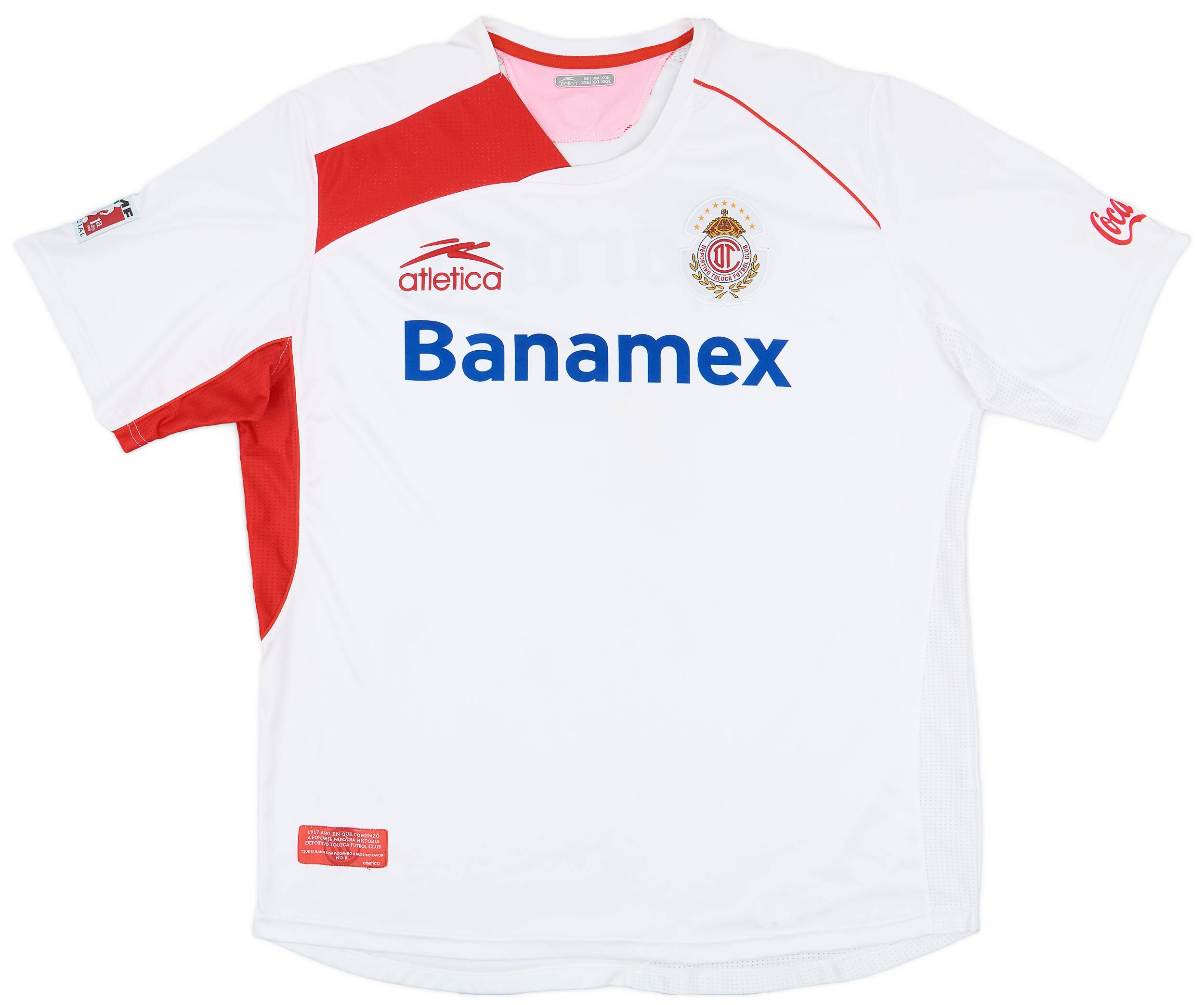 2009-10 Deportivo Toluca Away Shirt - 9/10 - (XXL)