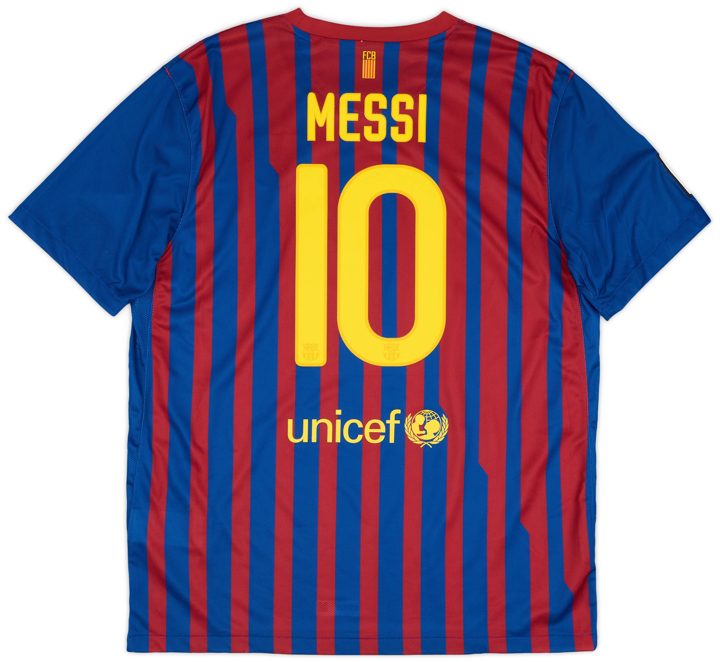 2011-12 Barcelona Home Shirt Messi #10 (XL)