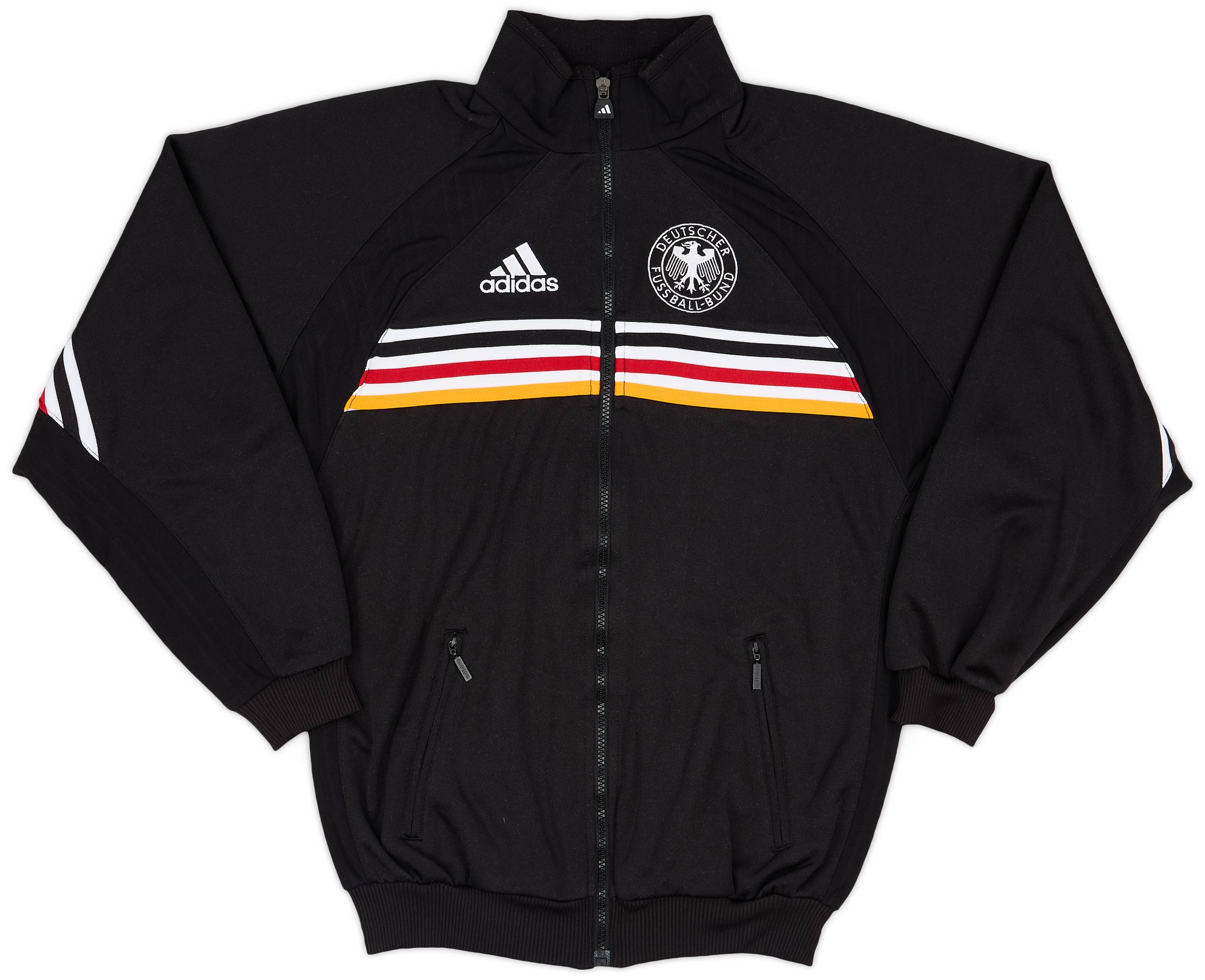 Adidas Vintage 90's Color Block Full Zip Track Jacket Black