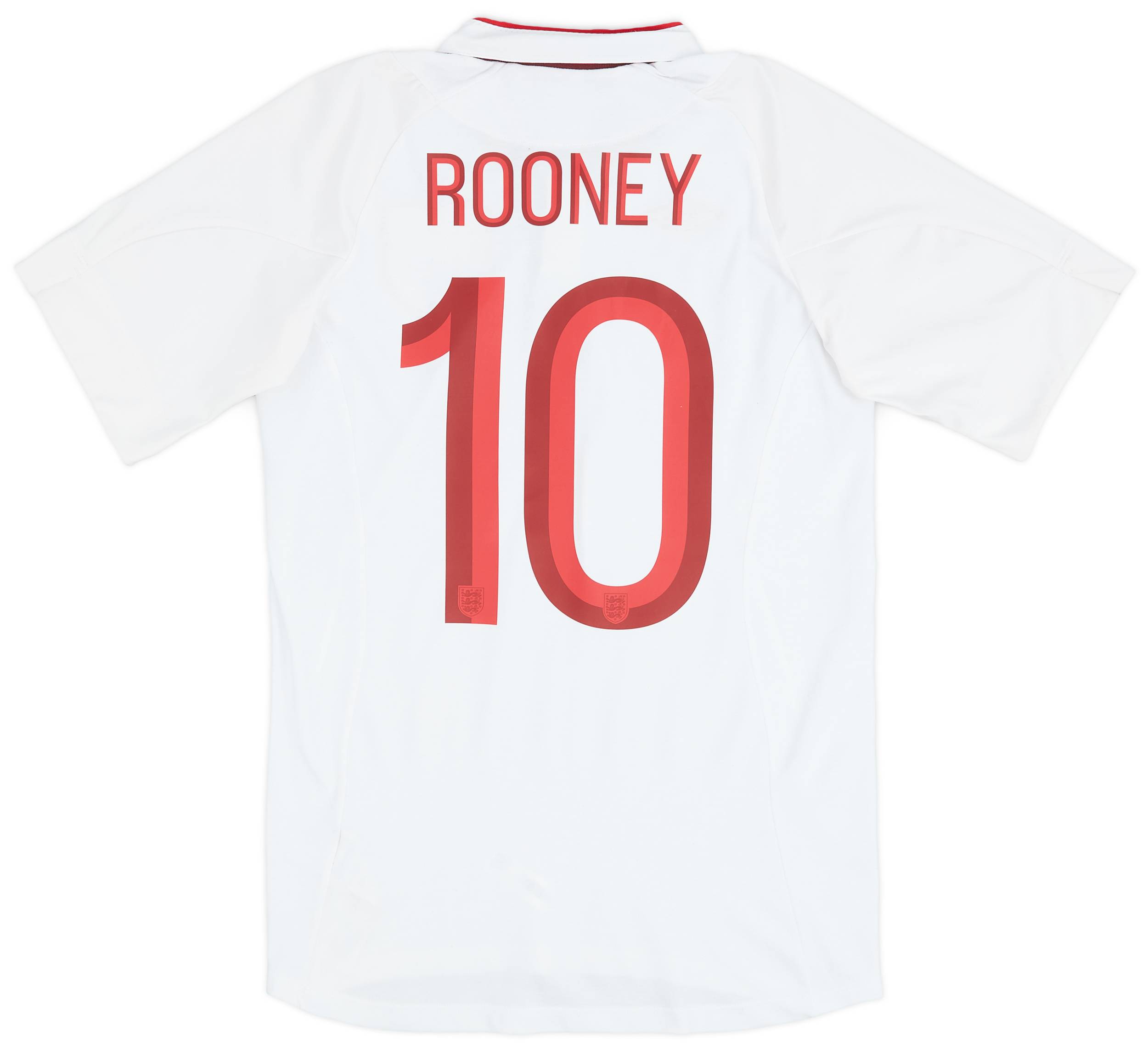 2012-13 England Home Shirt Rooney #10 - 8/10 - (XS)