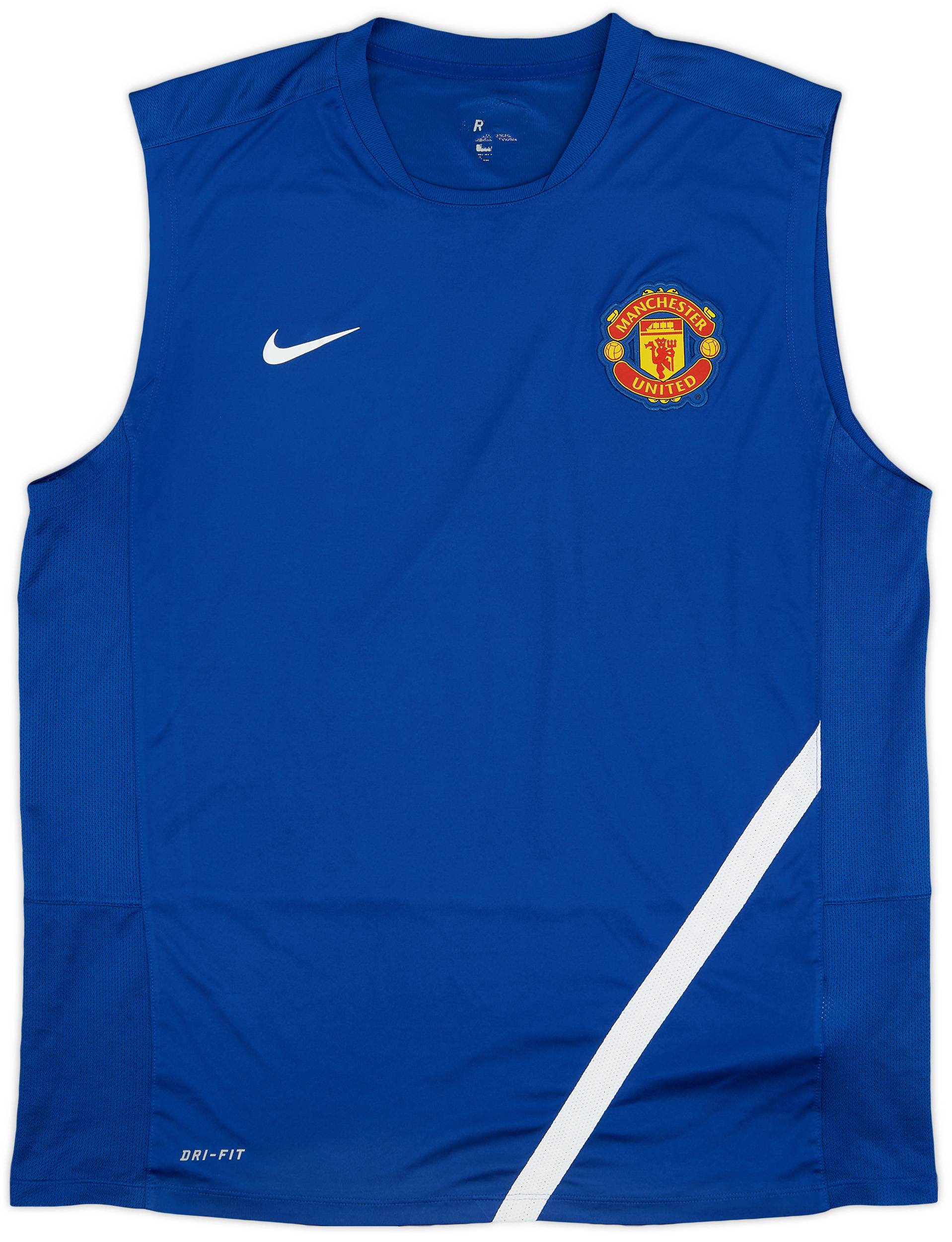2011-12 Manchester United Nike Training Vest - 8/10 - (XL)