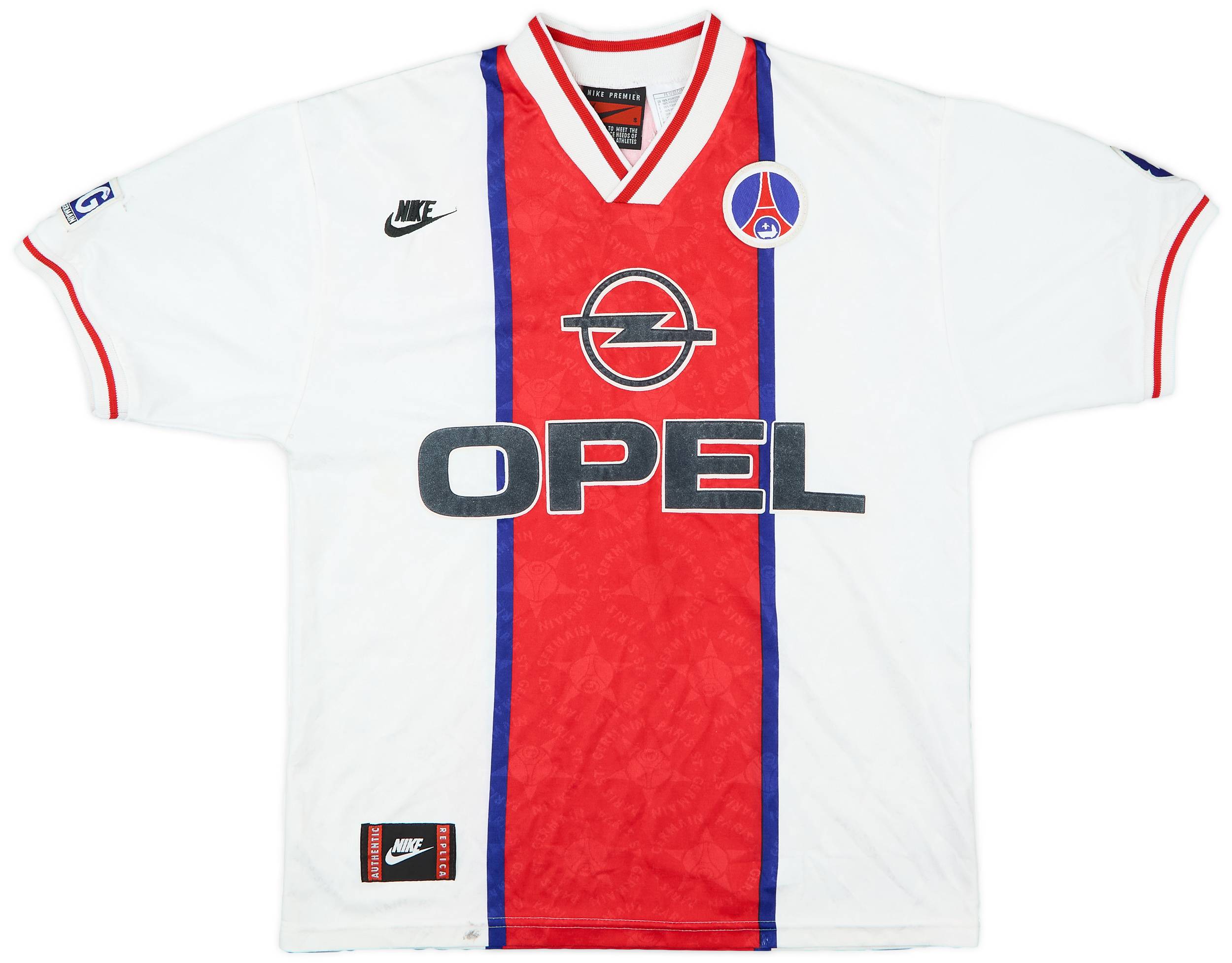 NIKE 95-96 Paris Saint-Germain ユニフォーム 1995-96 Paris Saint-Germain Away Shirt - 6/10 - (S)