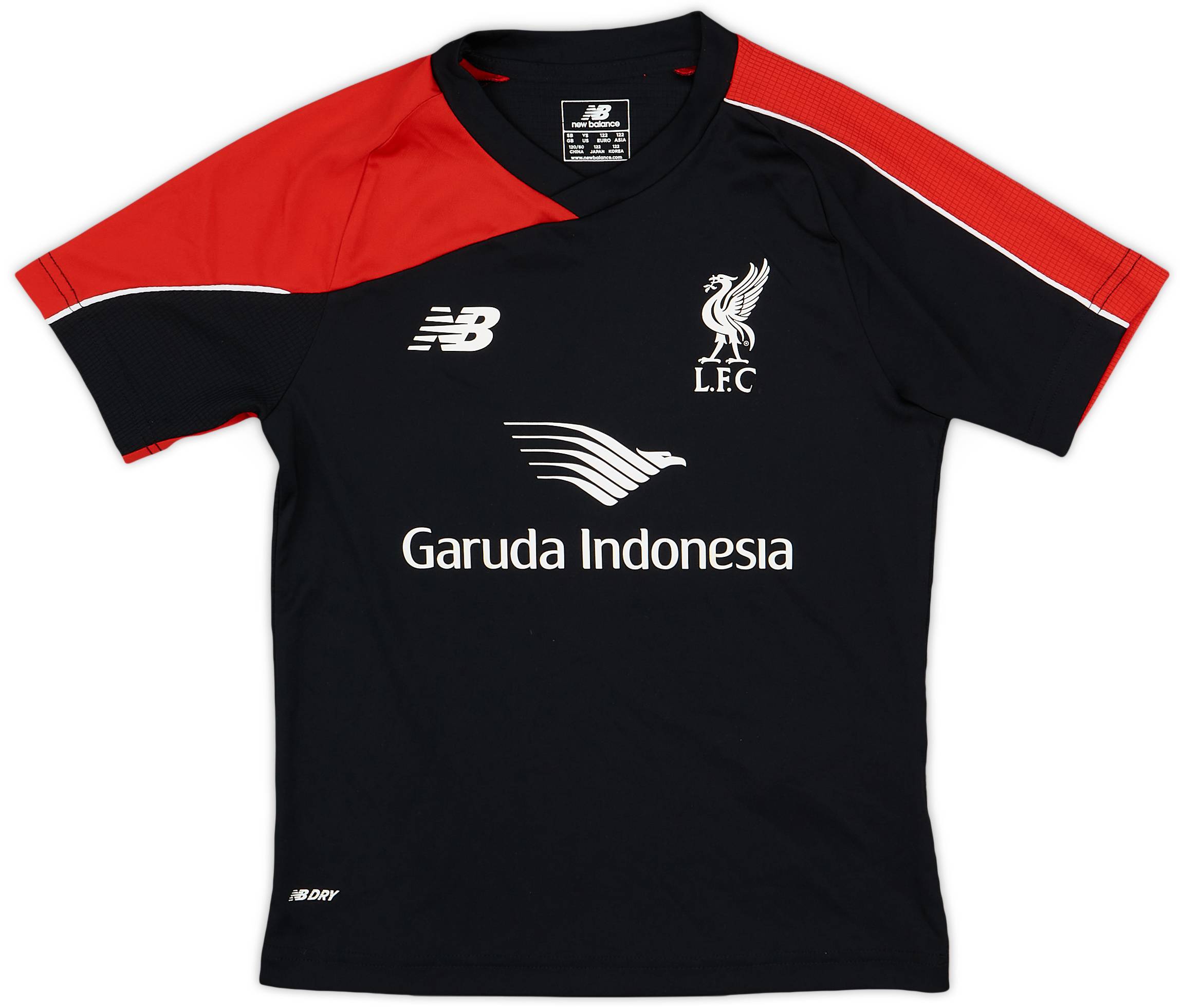 2015-16 Liverpool New Balance Training Shirt - 9/10 - (S.Boys)