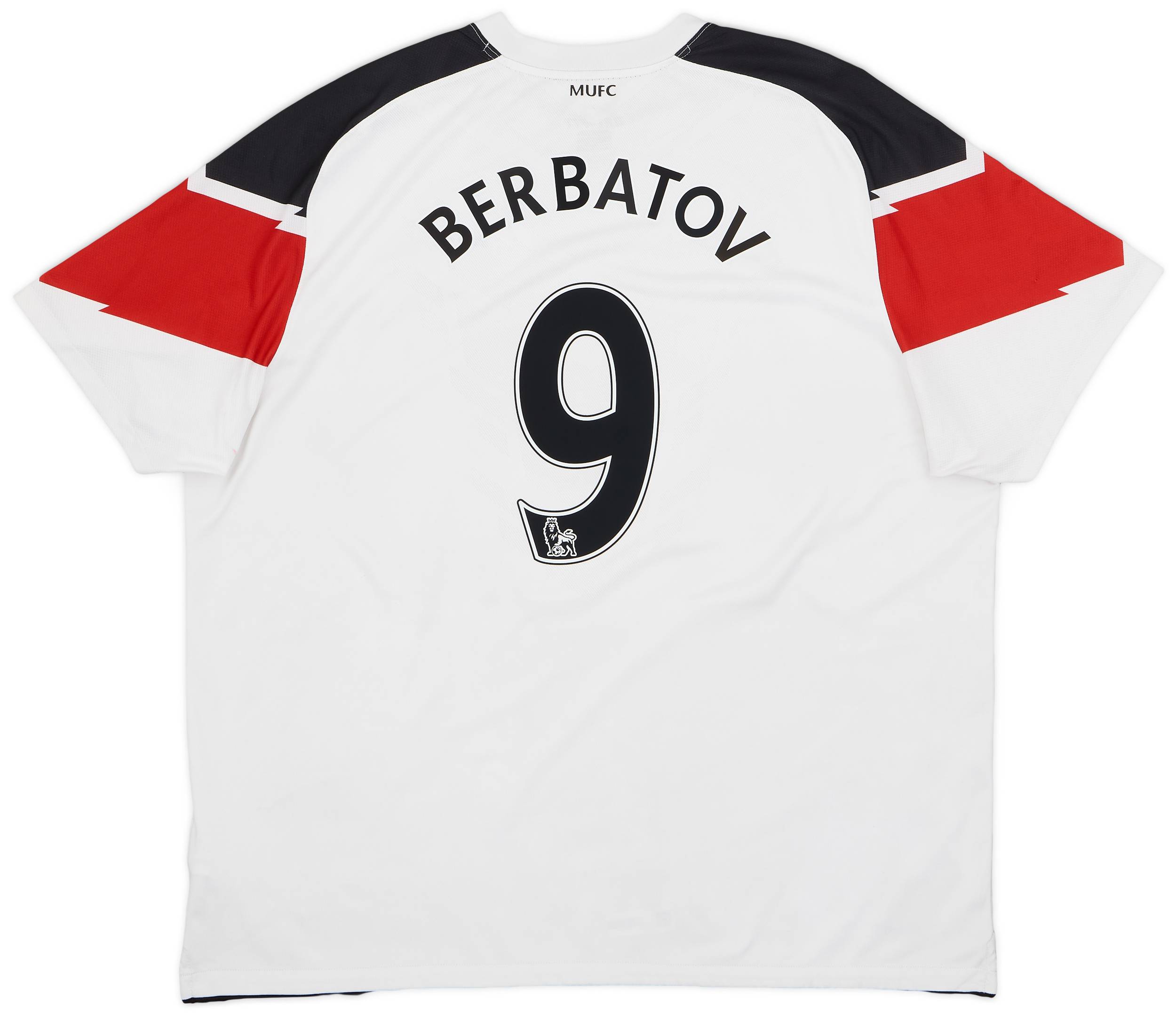 2010-12 Manchester United Away Shirt Berbatov #9 - 7/10 - (XXL)