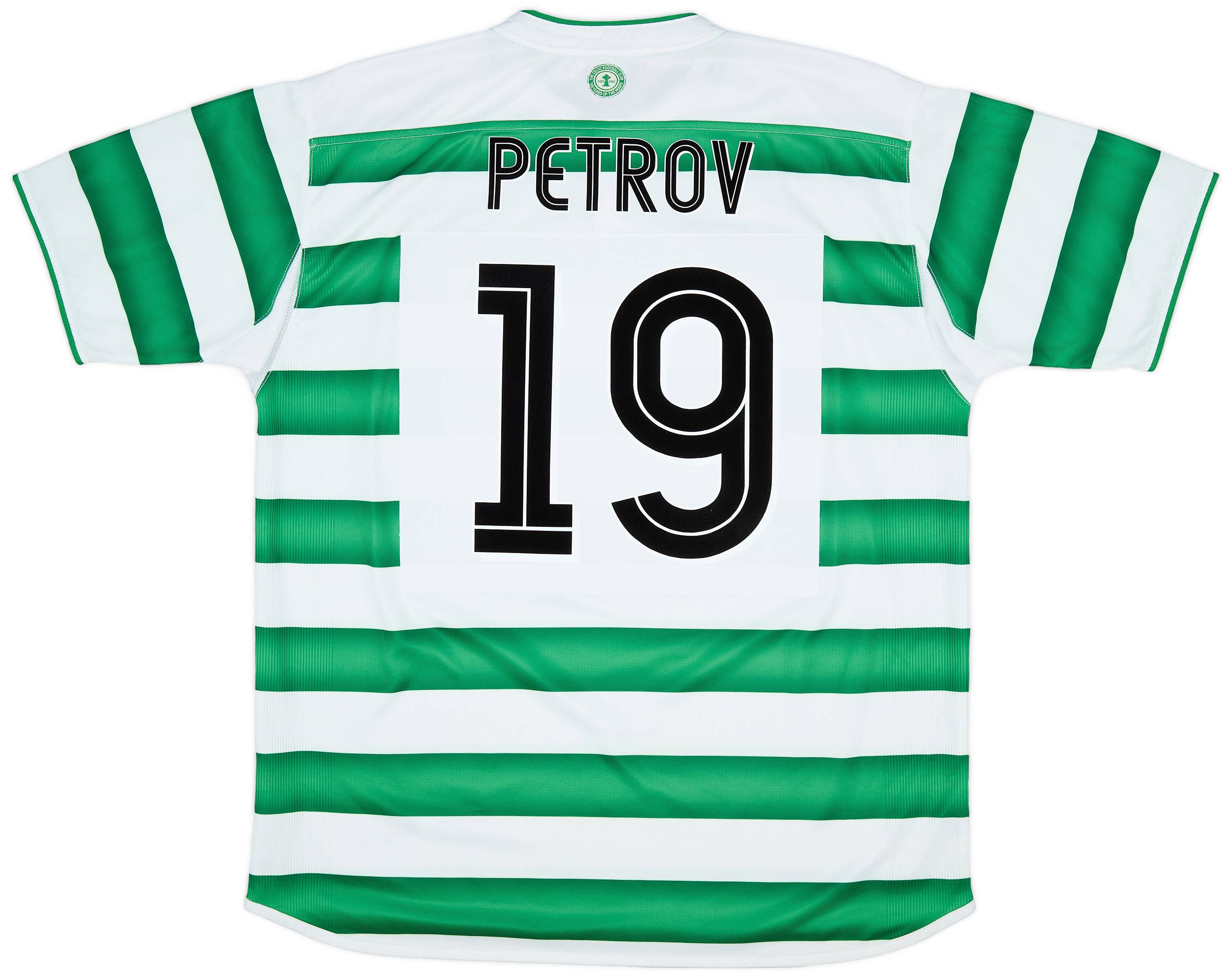 2003-04 Celtic Home Shirt Petrov #19 - 8/10 - (XL)