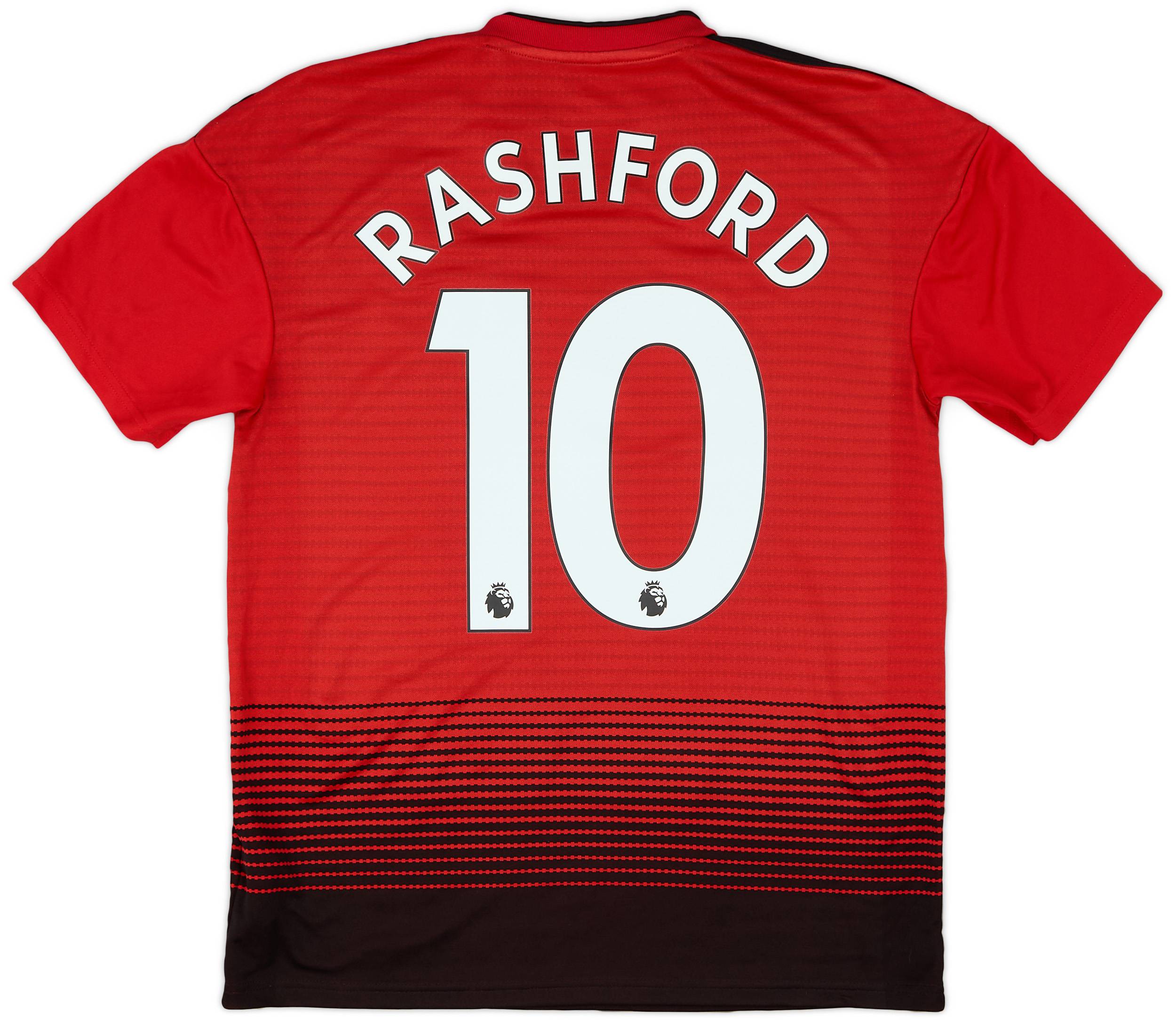 2018-19 Manchester United Home Shirt Rashford #10 - 10/10 - (S)
