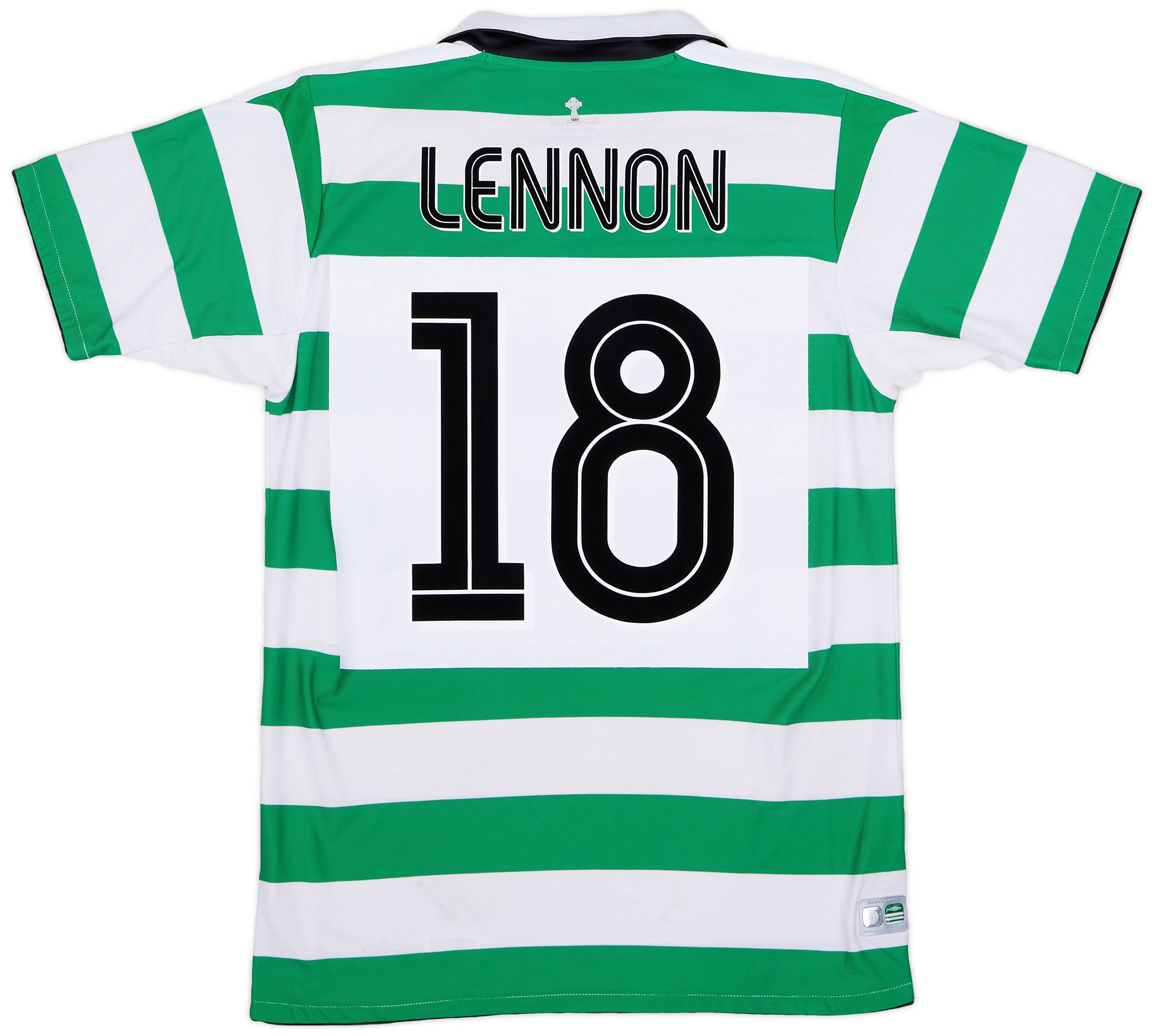 2004-05 Celtic Home Shirt Lennon #18 - 8/10 - (S)