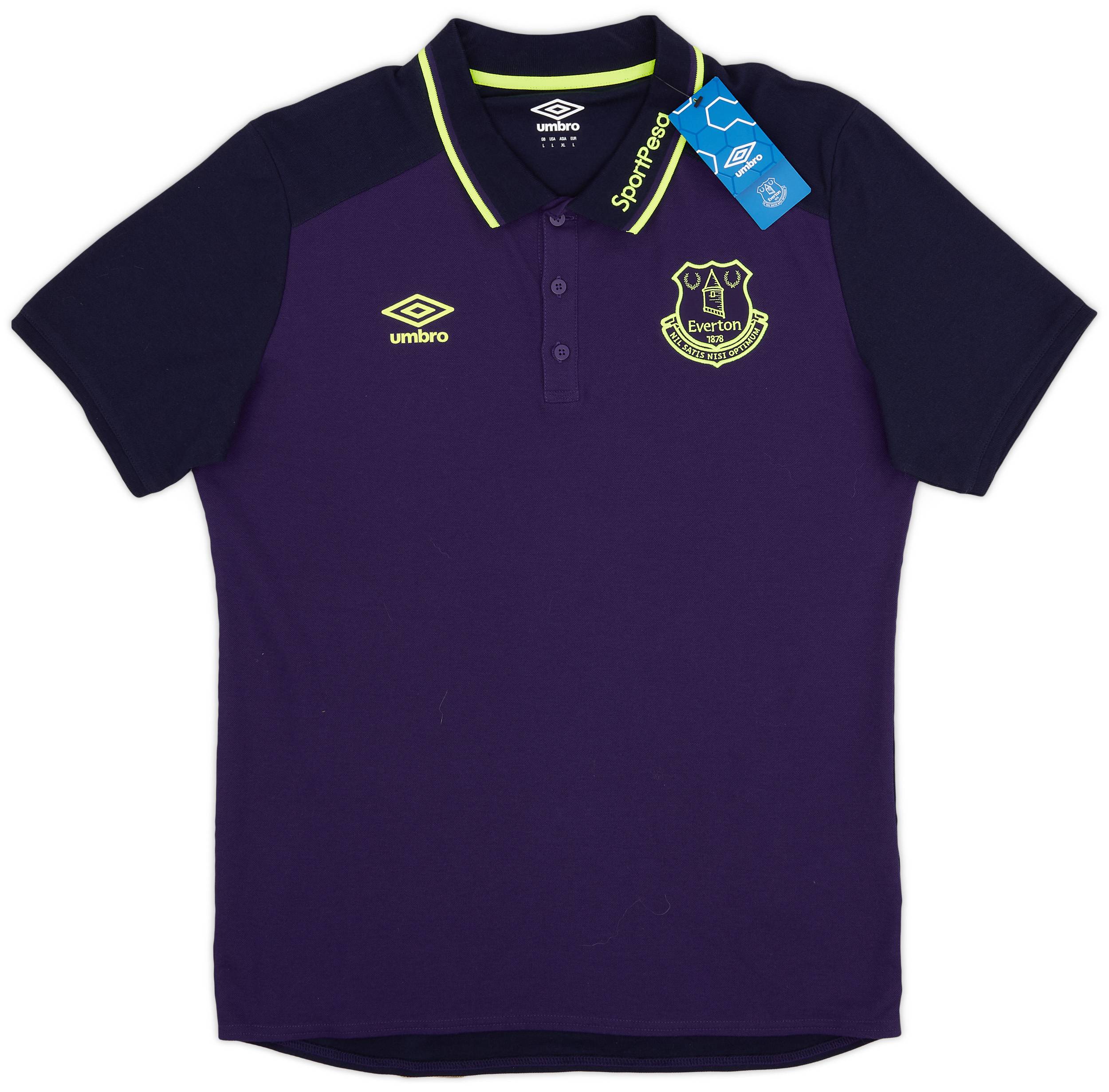 2017-18 Everton Umbro Polo Shirt (L)