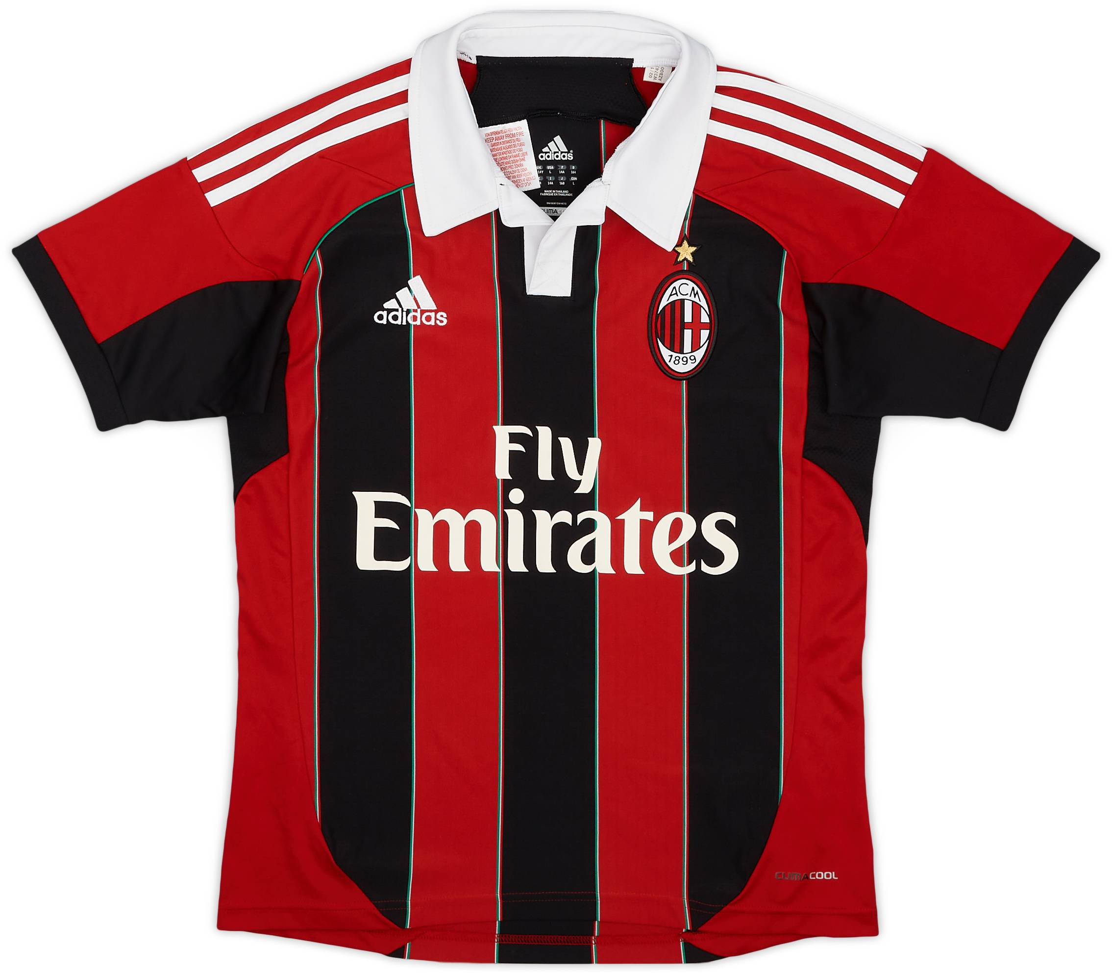 2012-13 AC Milan Home Shirt - 7/10 - (L.Boys)