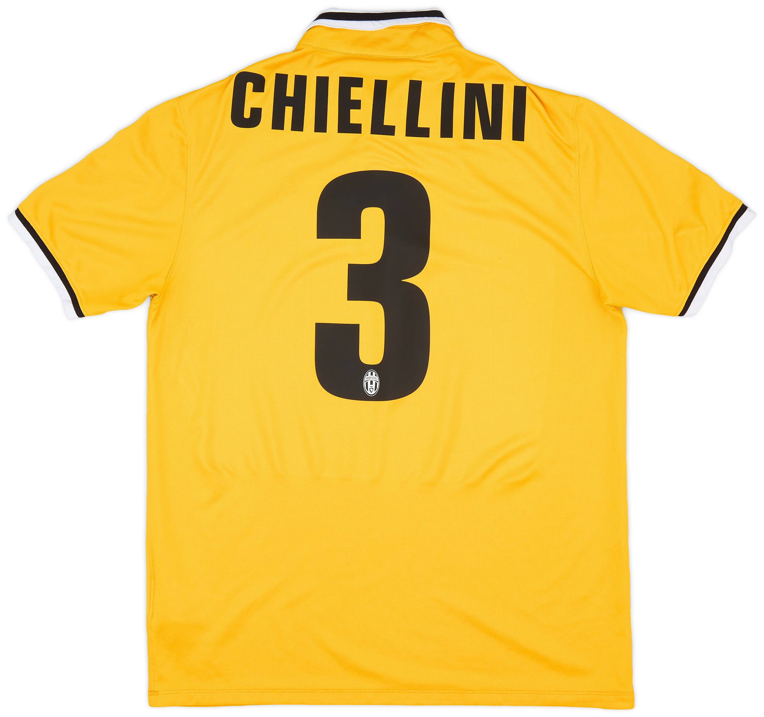 2013-14 Juventus Away Shirt Chiellini #3 - 6/10 - (L)