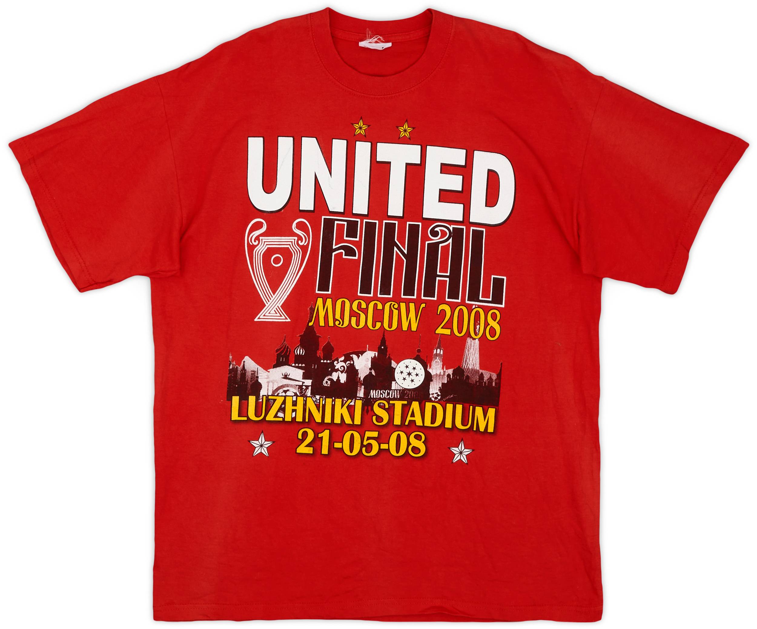 2008 Manchester United 'Champions League Final 2008' Graphic Tee - 7/10 - (L)