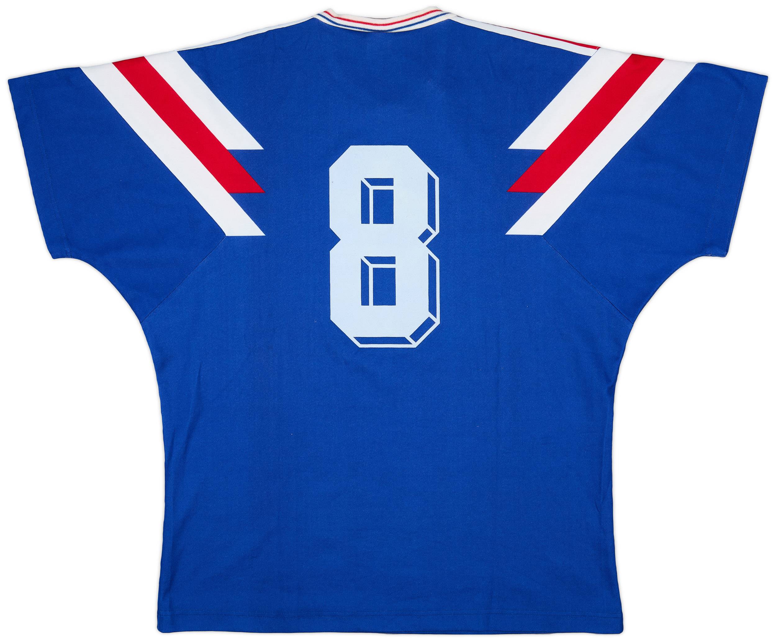 1989-90 France Home Shirt #8 - 9/10 - (XL)