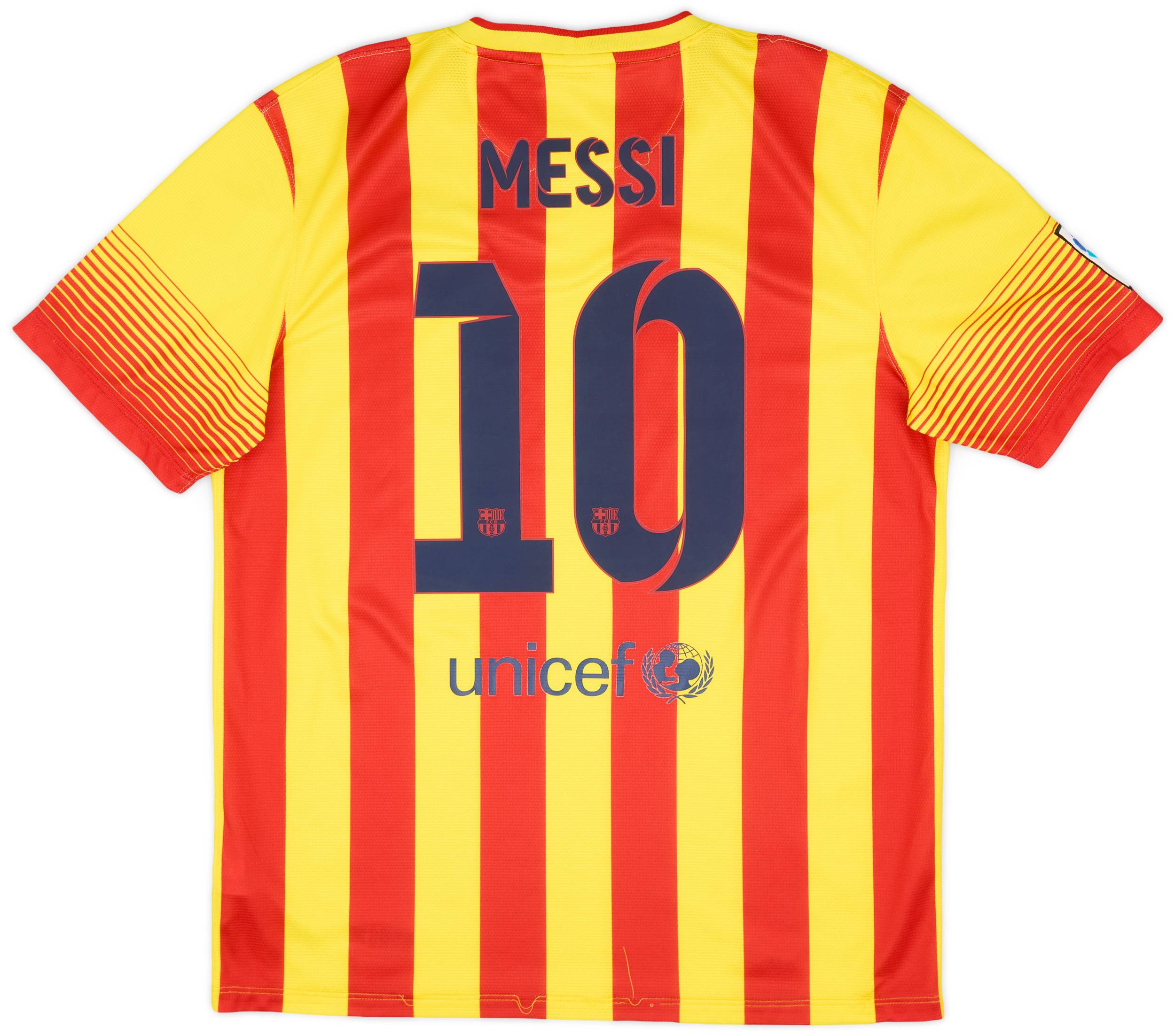 2013-15 Barcelona Away Shirt Messi #10 - 8/10 - (L)