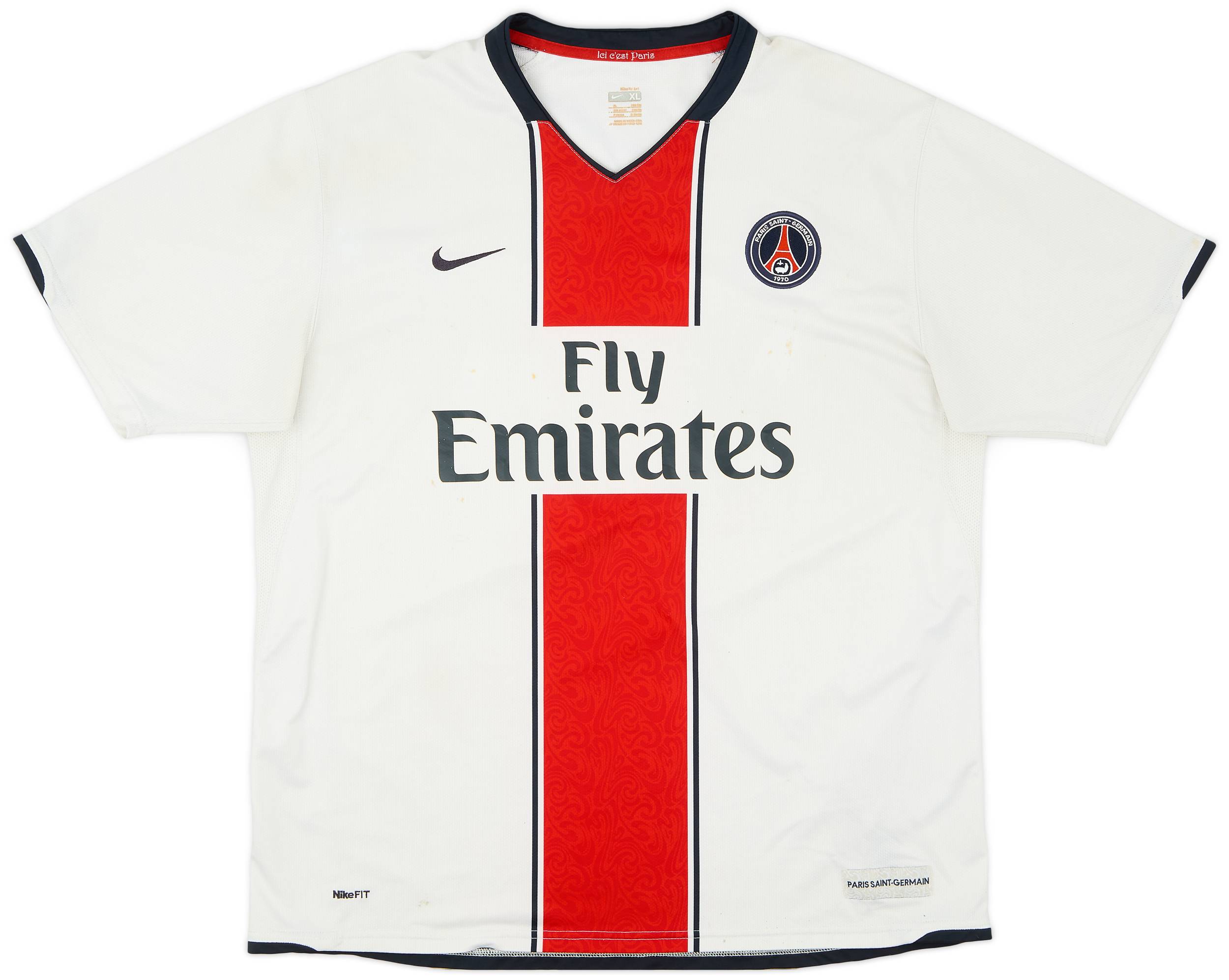 2007-08 Paris Saint-Germain Away Shirt - 6/10 - (XL)