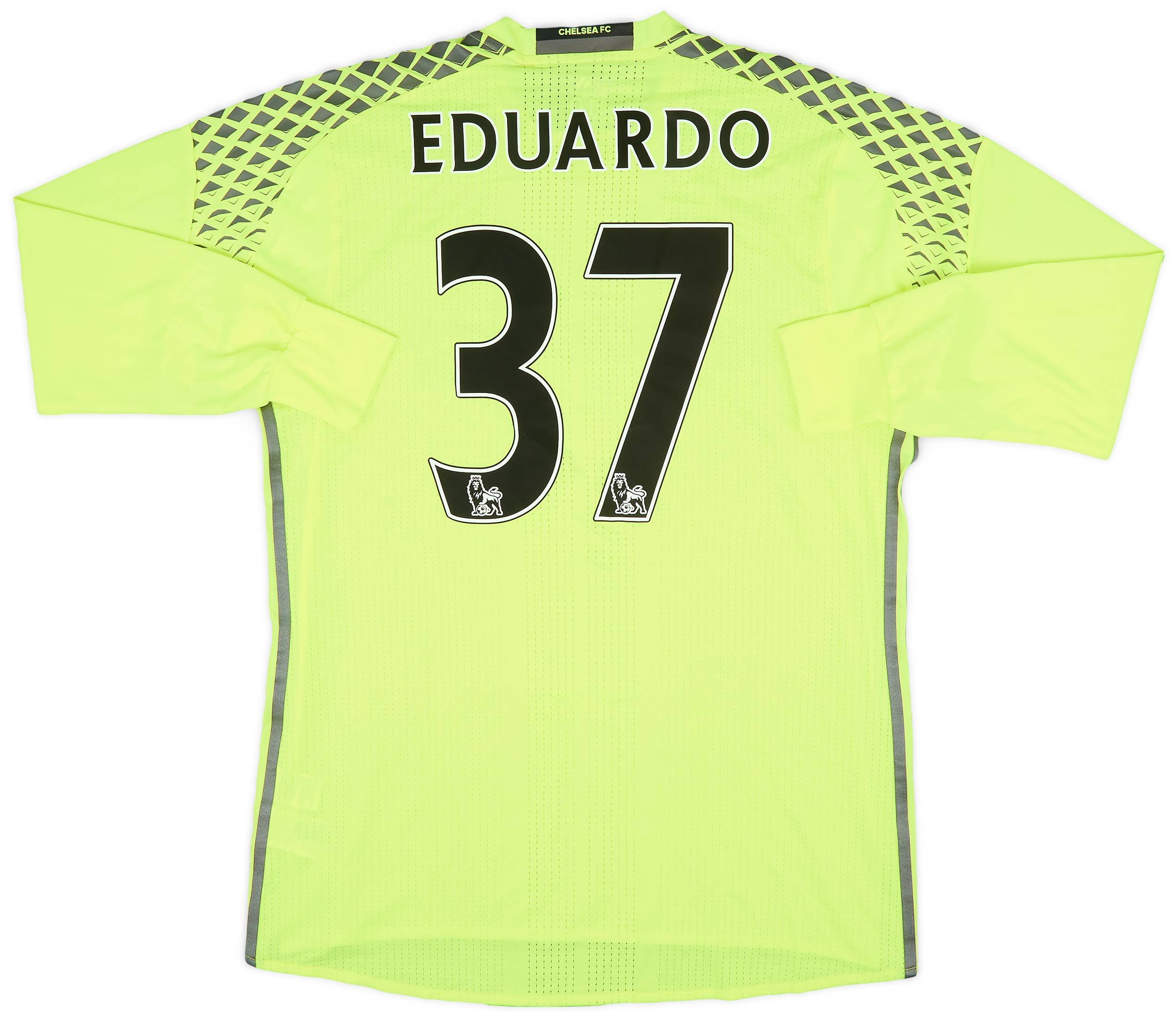 2016-17 Chelsea Player Issue GK Away Shirt Eduardo #37