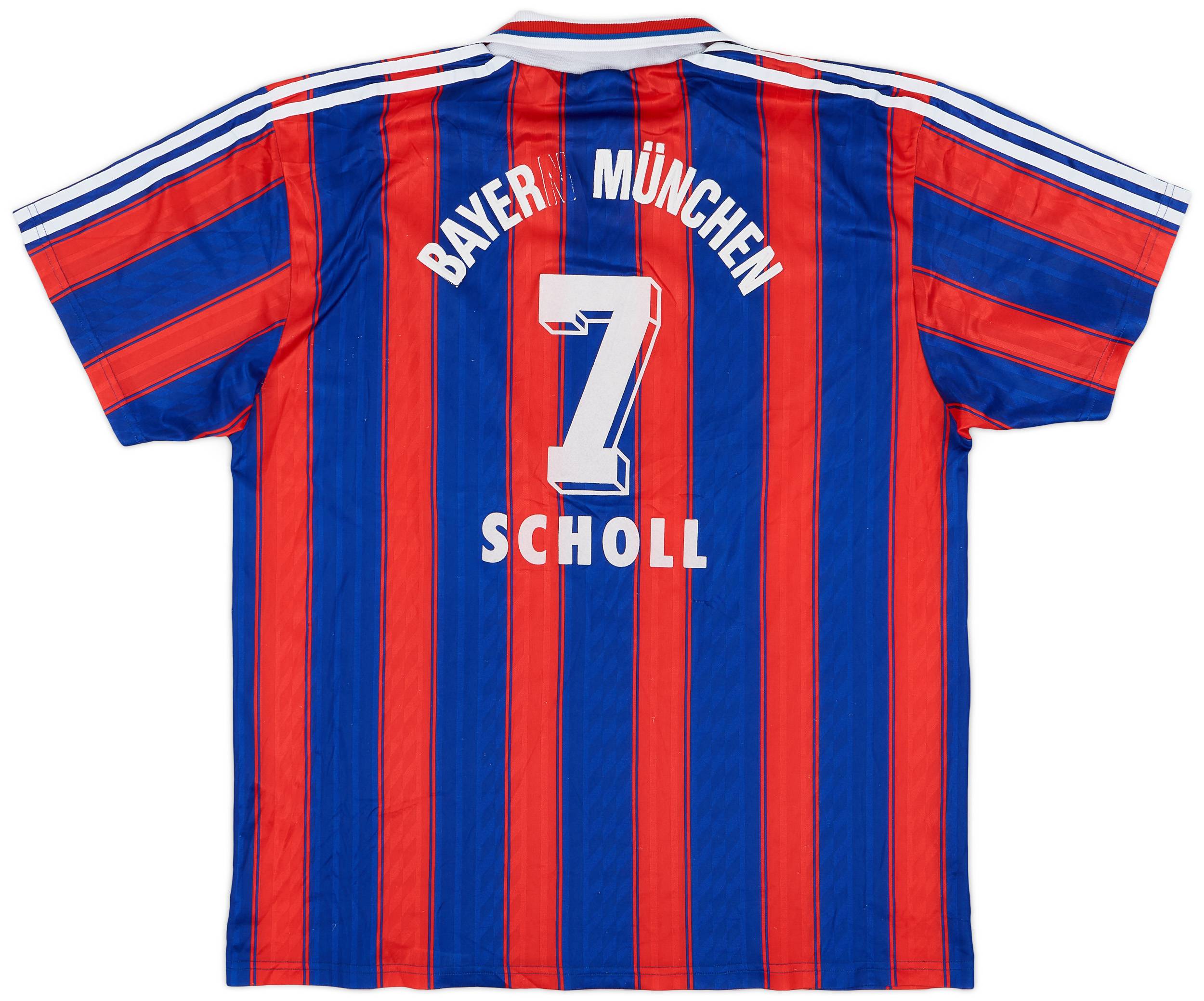 1995-97 Bayern Munich Home Shirt Scholl #7 - 5/10 - (L)