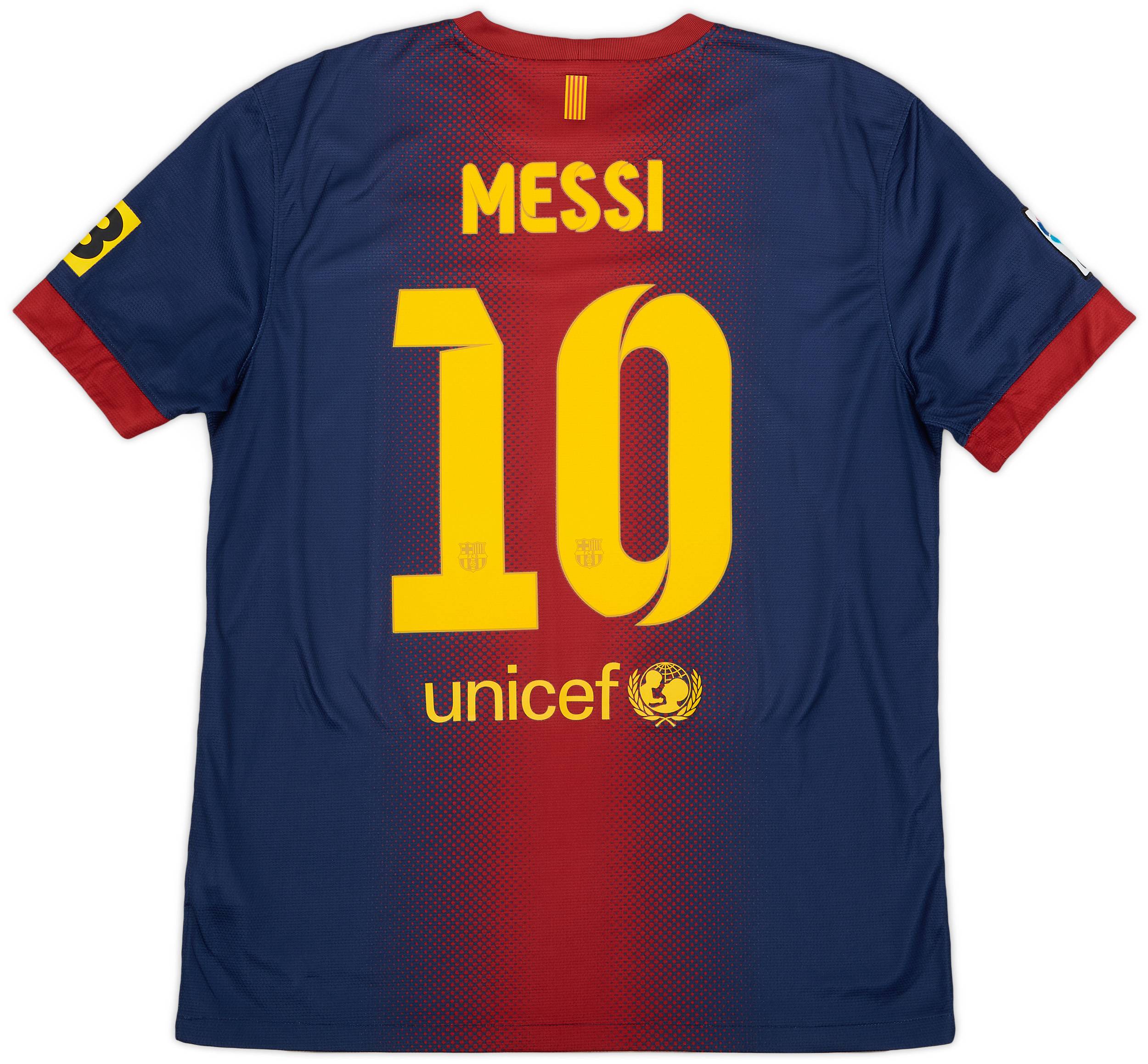 2012-13 Barcelona Home Shirt Messi #10 - 8/10 - (L)