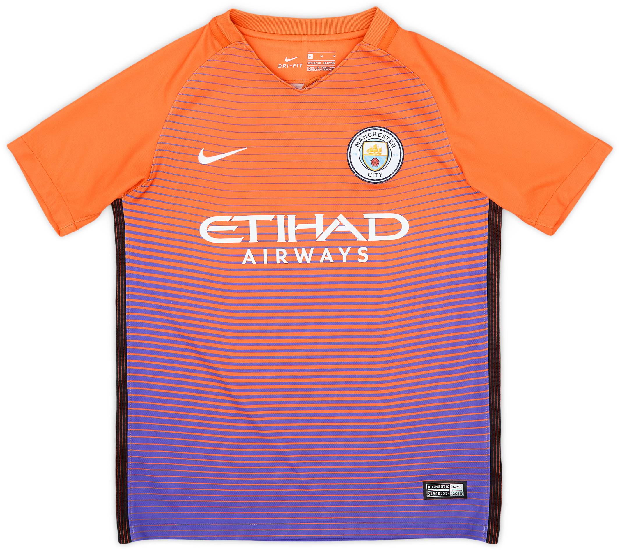 2016-17 Manchester City Third Shirt - 9/10 - (M.Boys)