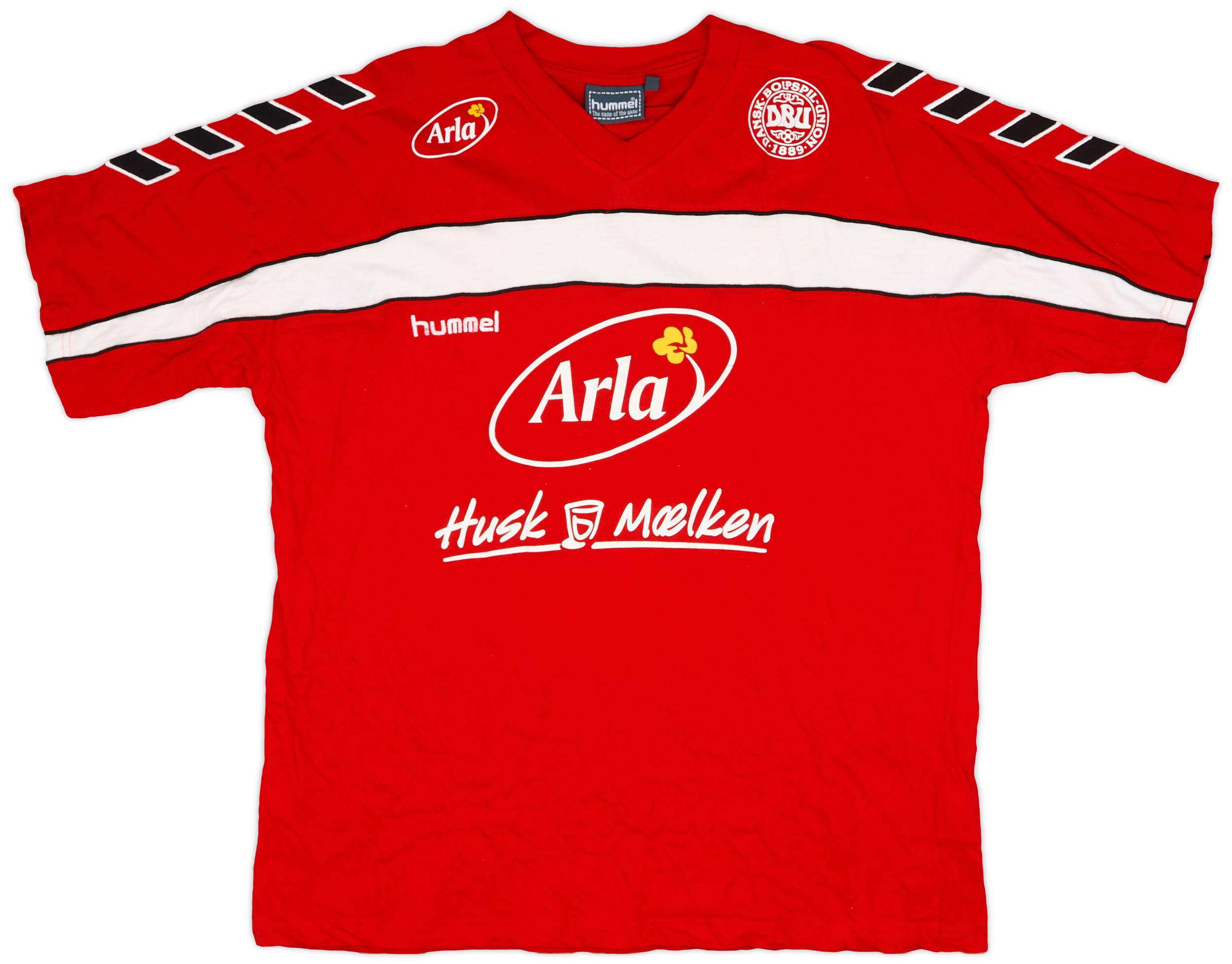2003-04 Denmark Hummel Training Shirt - 9/10 - (XL)