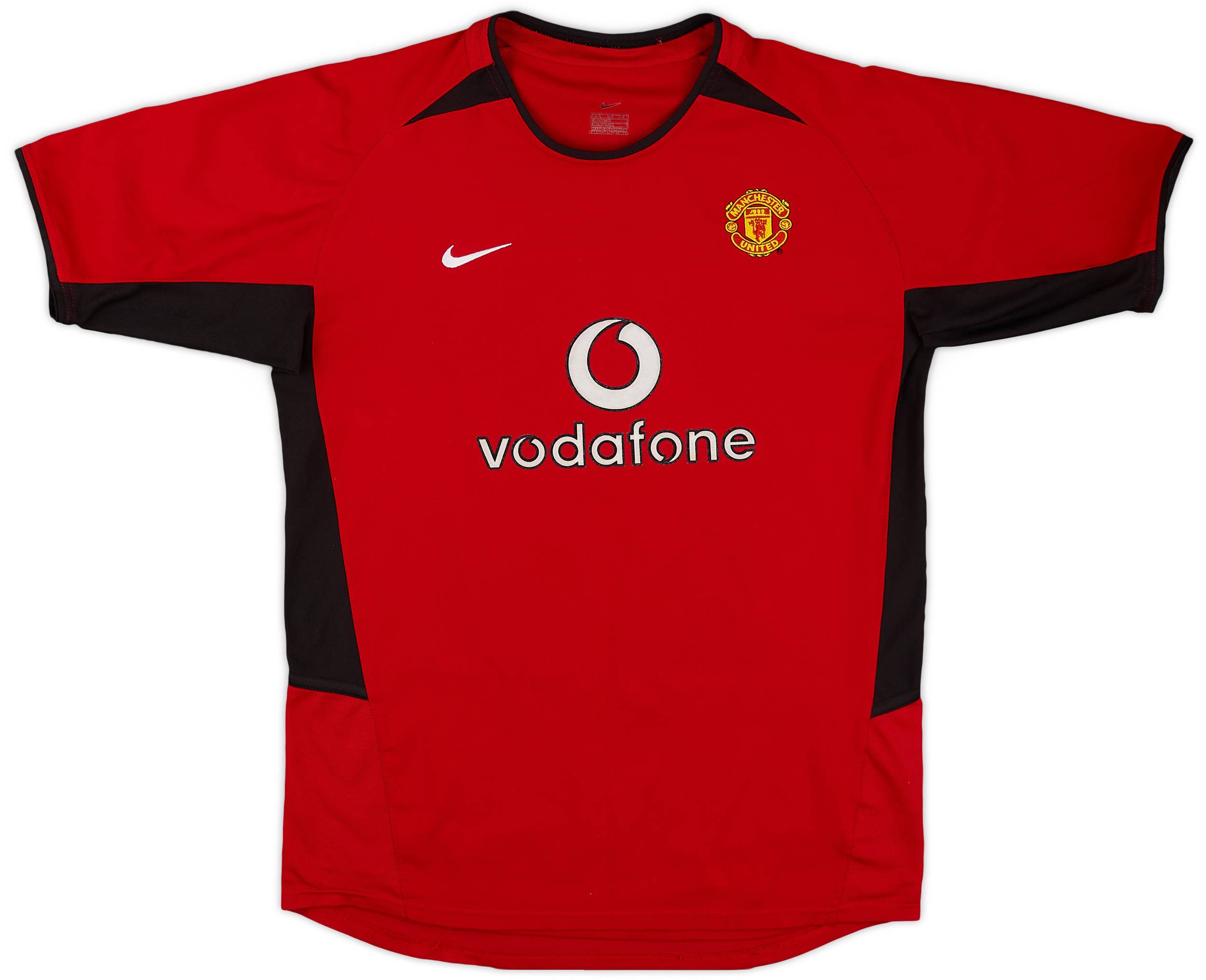 2002-04 Manchester United Home Shirt - 9/10 - (XL.Boys)