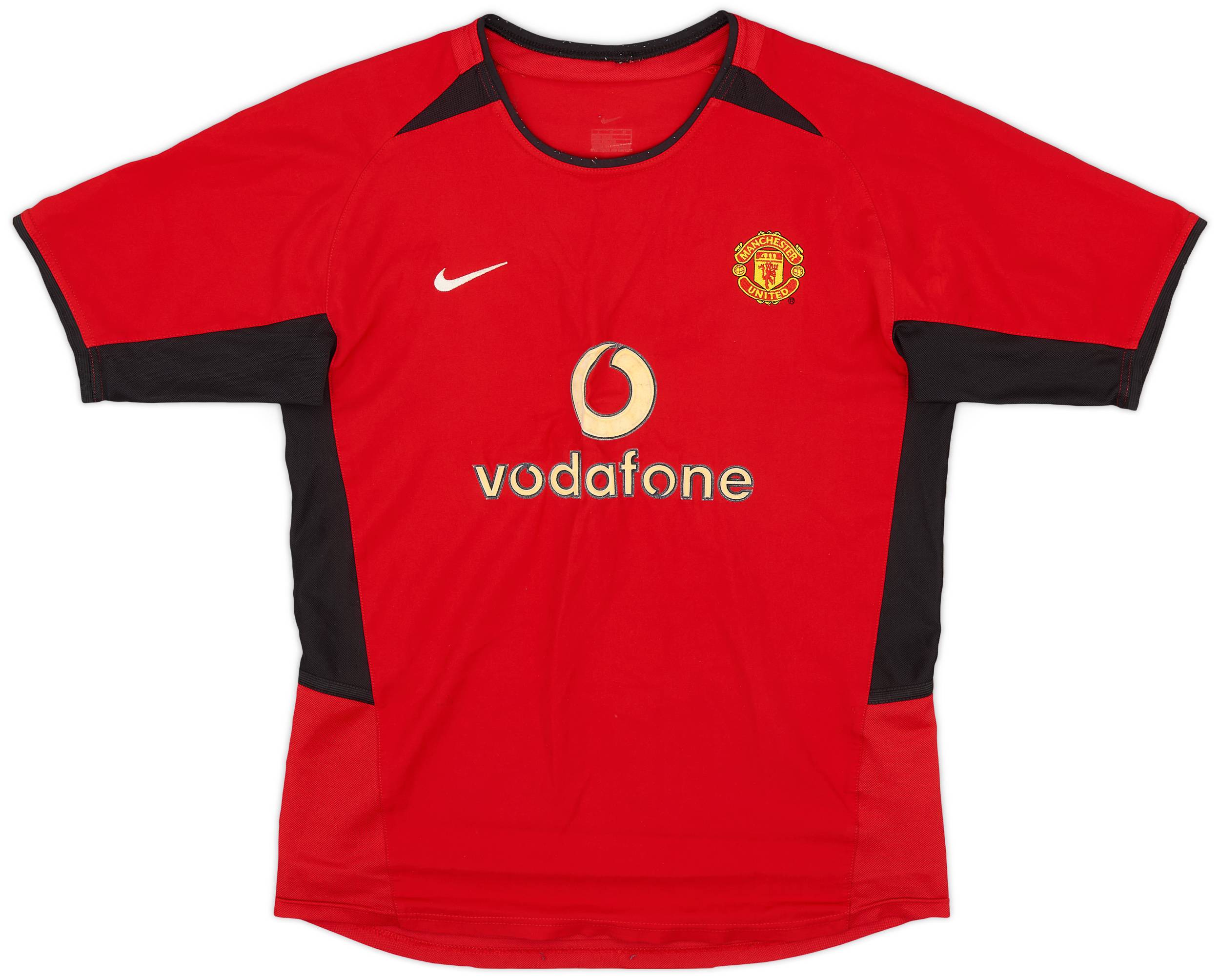 2002-04 Manchester United Home Shirt - 7/10 - (L.Boys)