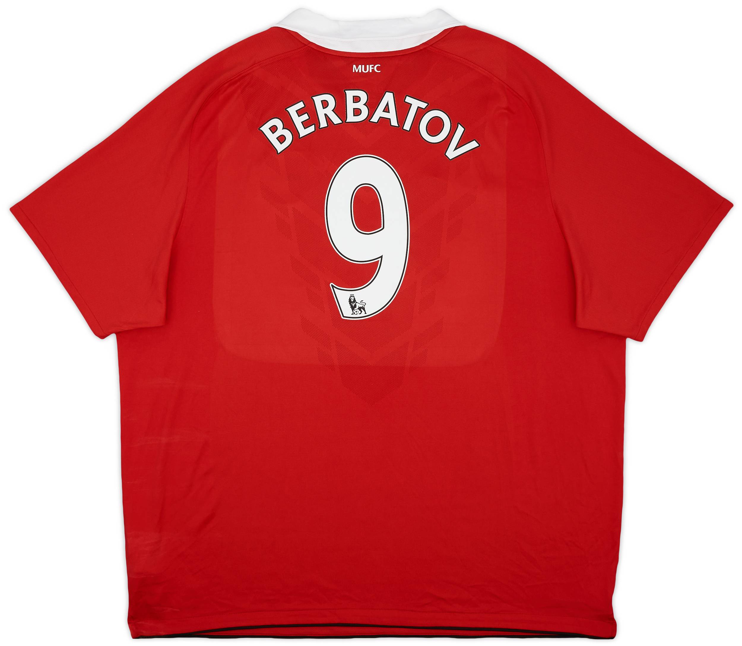 2010-11 Manchester United Home Shirt Berbatov #9 - 8/10 - (3XL)