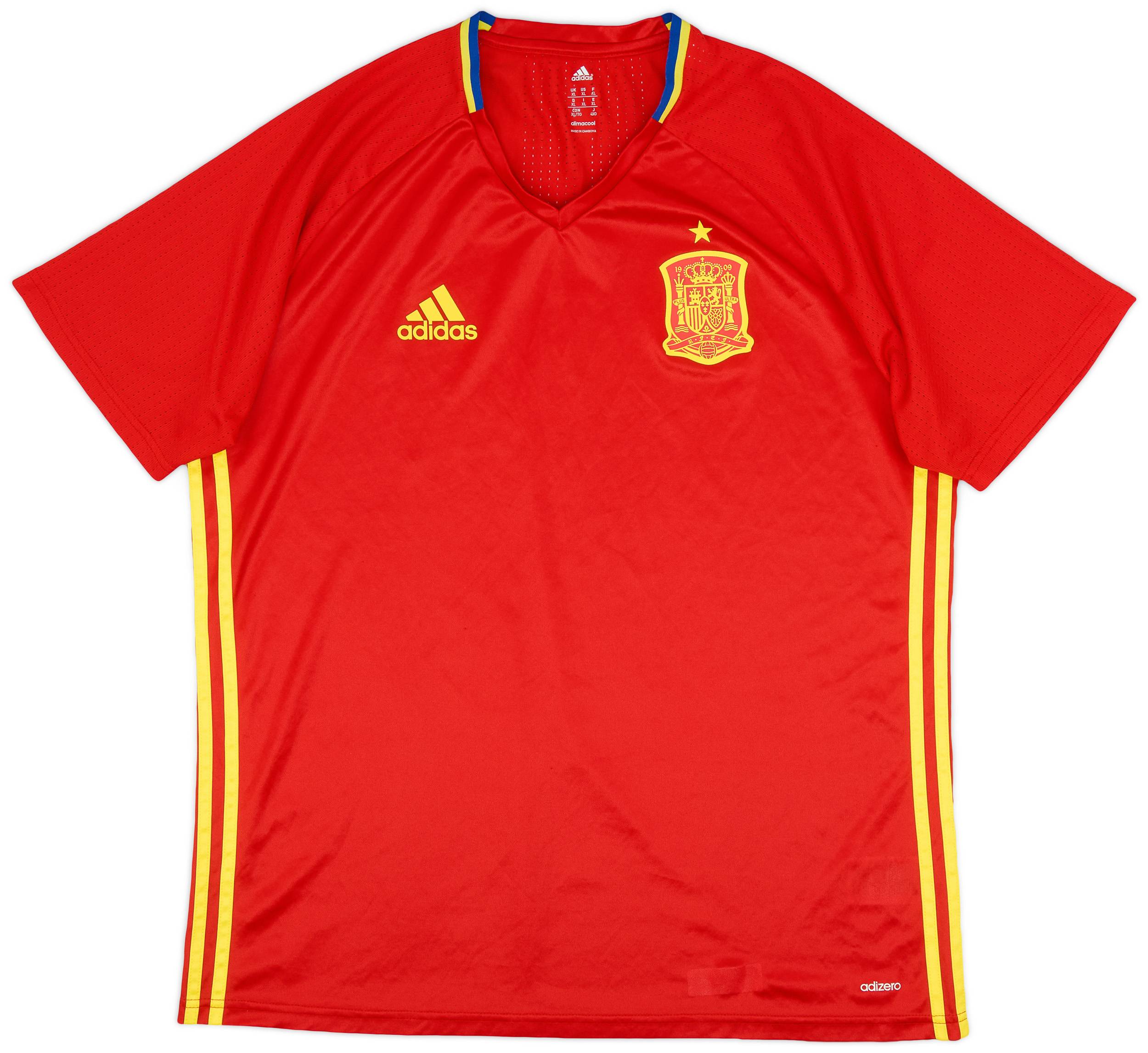 2016 17 Spain adidas Adizero Training Shirt 9 10 XL