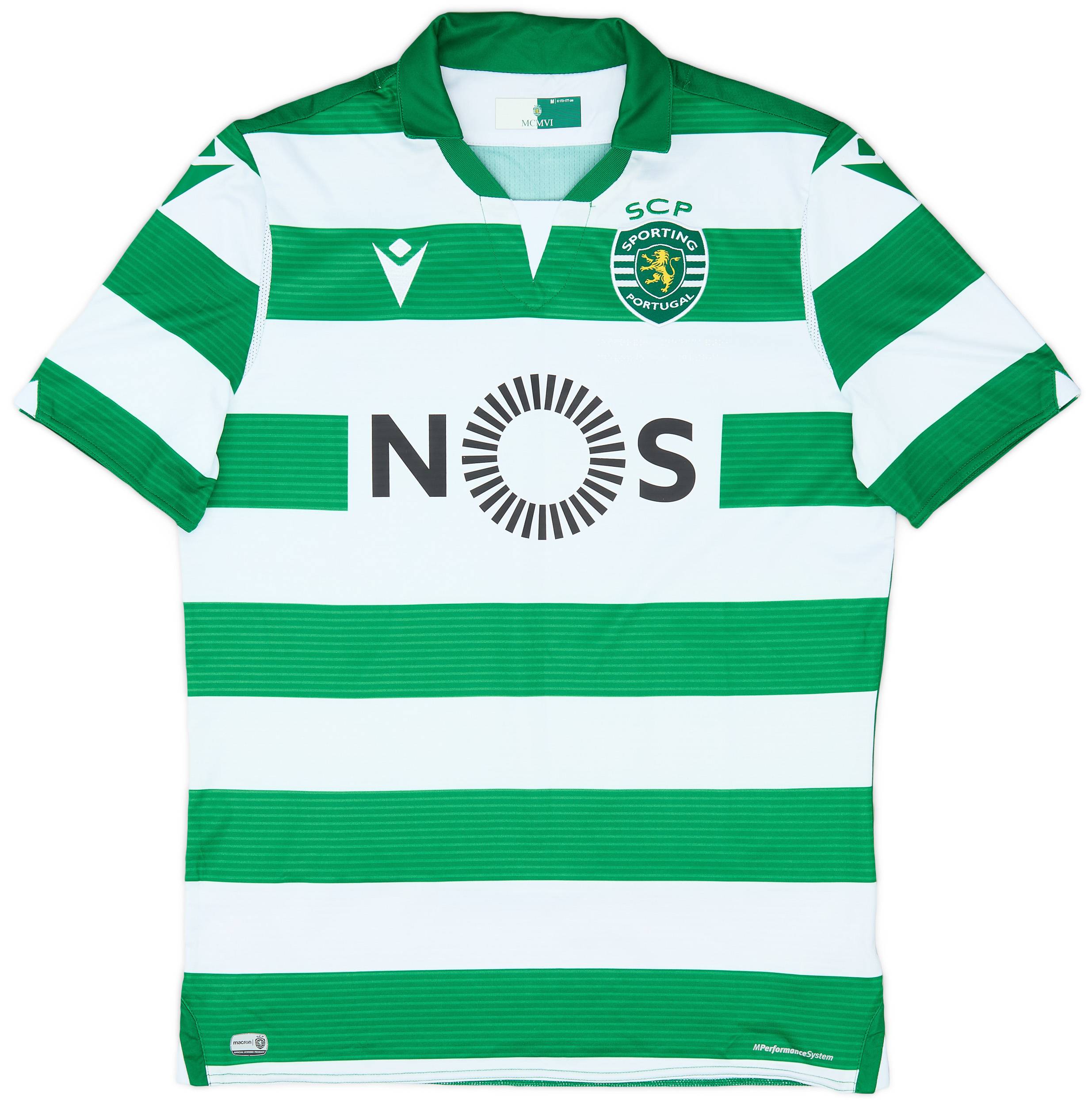 2019-20 Sporting Lisbon Home Shirt - 7/10 - (M)