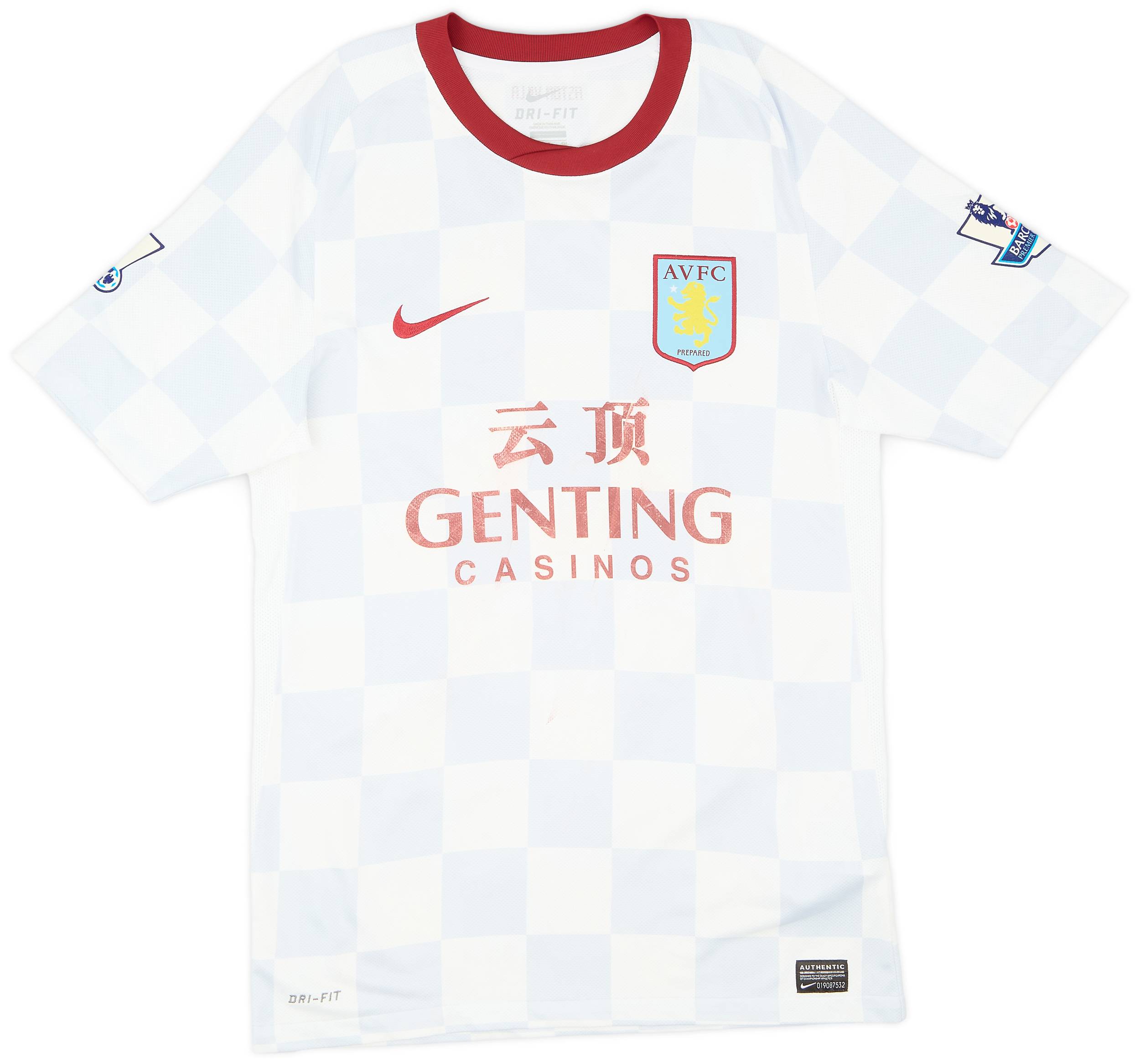 2011-12 Aston Villa Away Shirt - 5/10 - (S)