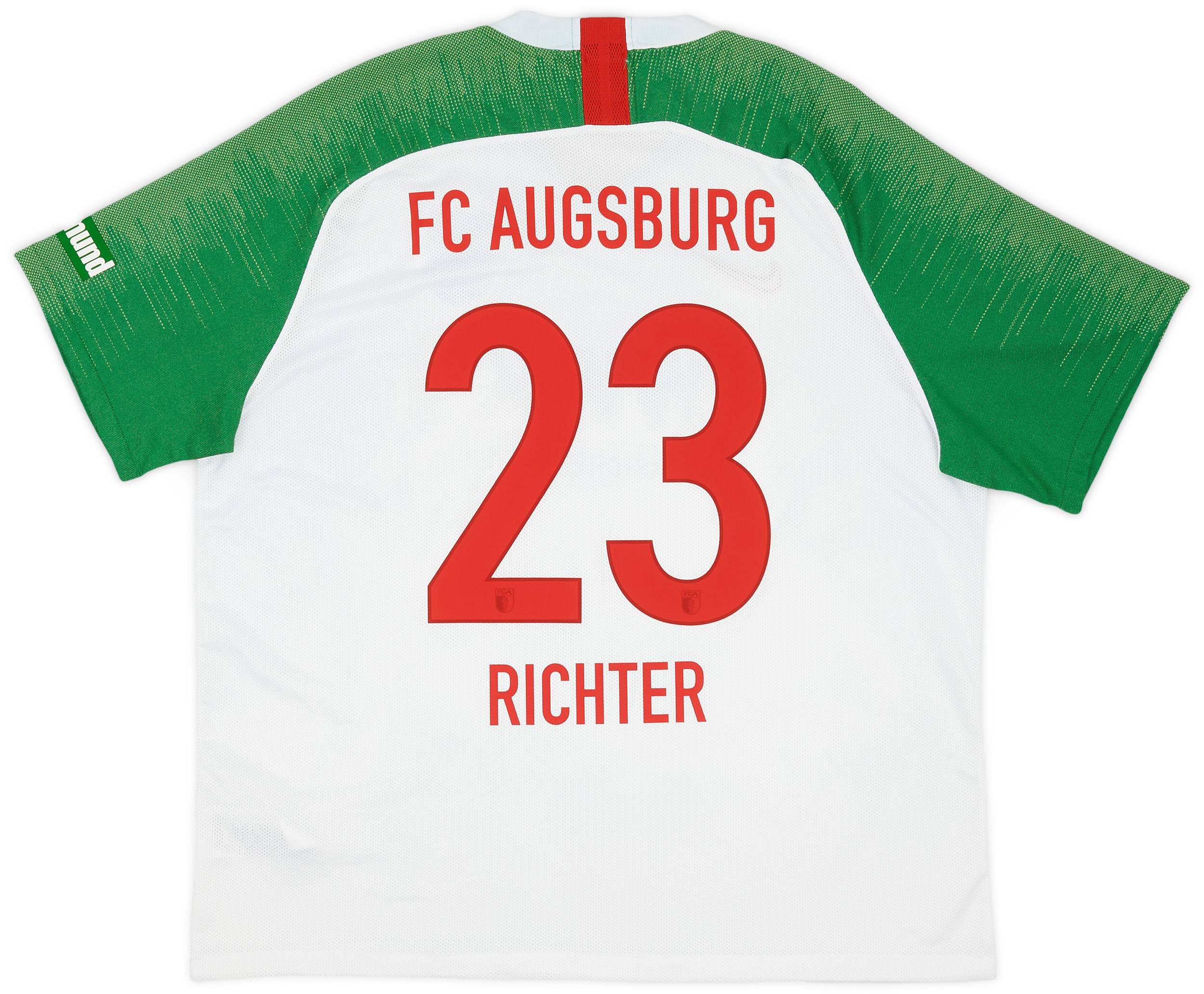2019-20 FC Augsburg Home Shirt Richter #23 - 4/10 - (XXL)