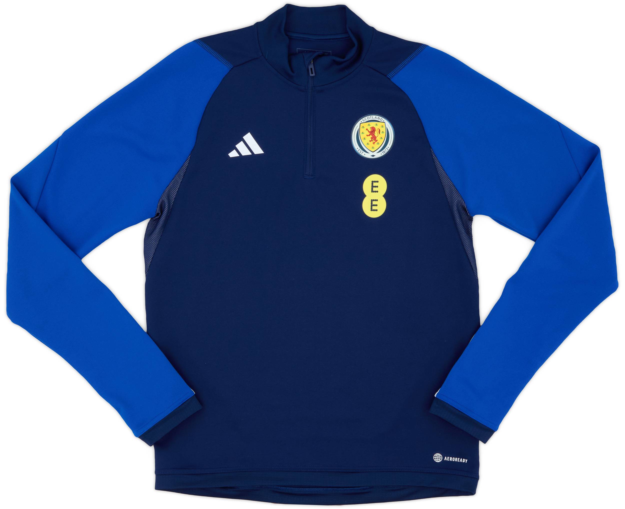 2023-24 Scotland Women's Player Issue 1/4 Zip Training Top - 8/10 - (S)